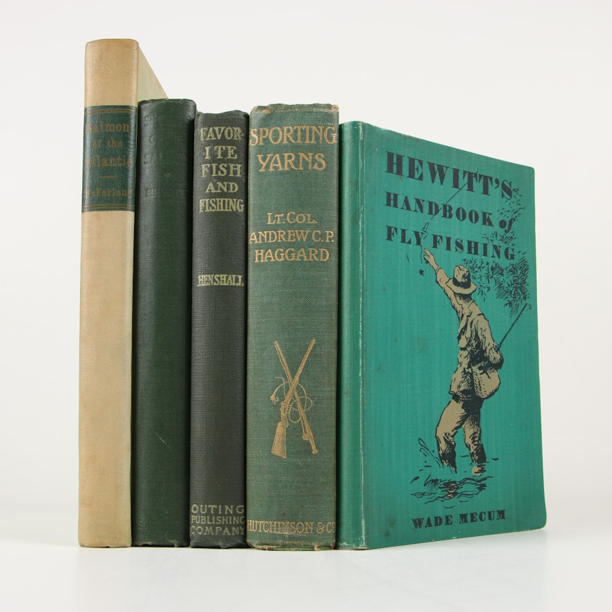 1903 "Sporting Yarns" with More Fishing Books