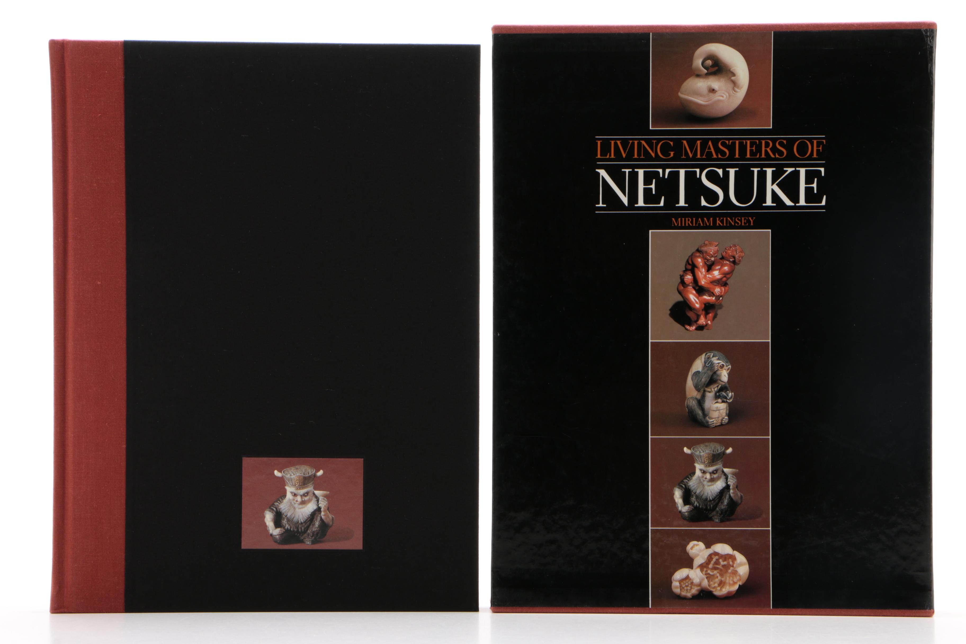 Japanese Netsuke Books including "Living Masters of Netsuke" by Miriam Kinsey