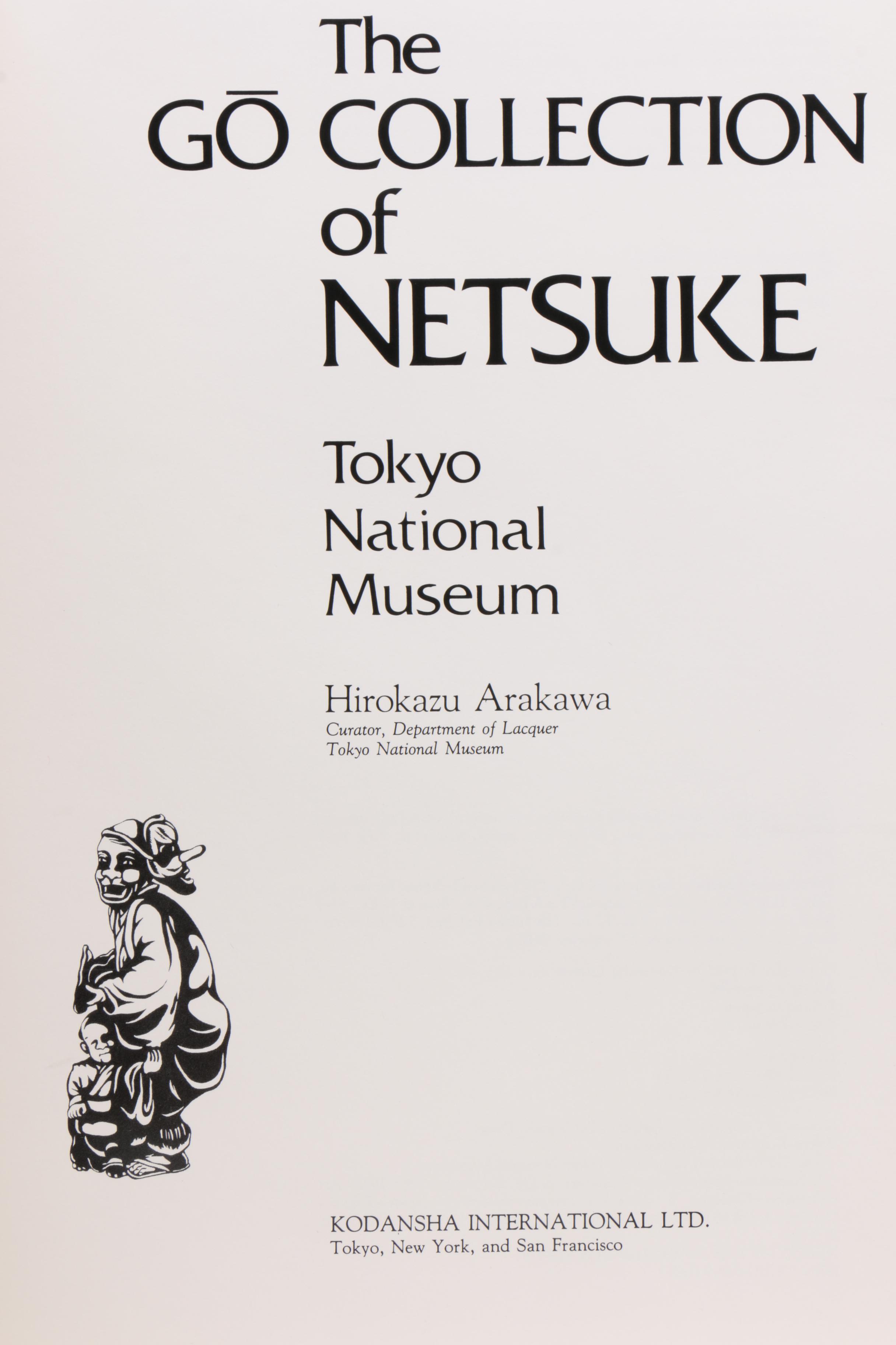 Japanese Netsuke Books including "Living Masters of Netsuke" by Miriam Kinsey