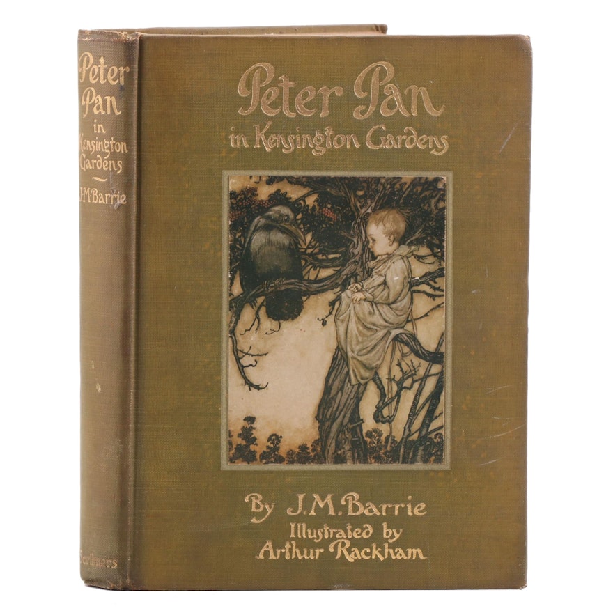 1910 Arthur Rackham Illustrated "Peter Pan in Kensington Gardens"