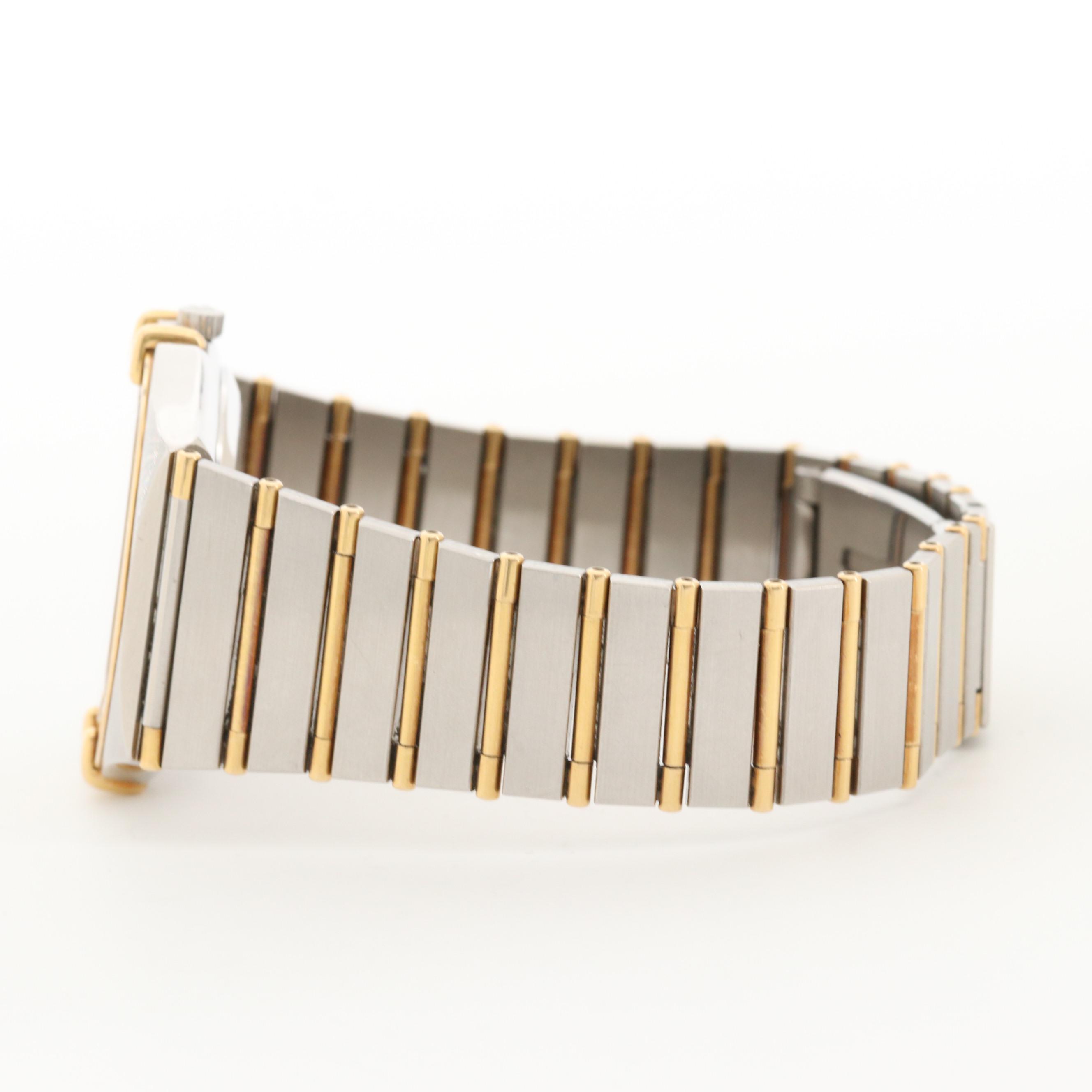 Omega Constellation Stainless Steel and 18K Gold Chronometer Automatic Watch