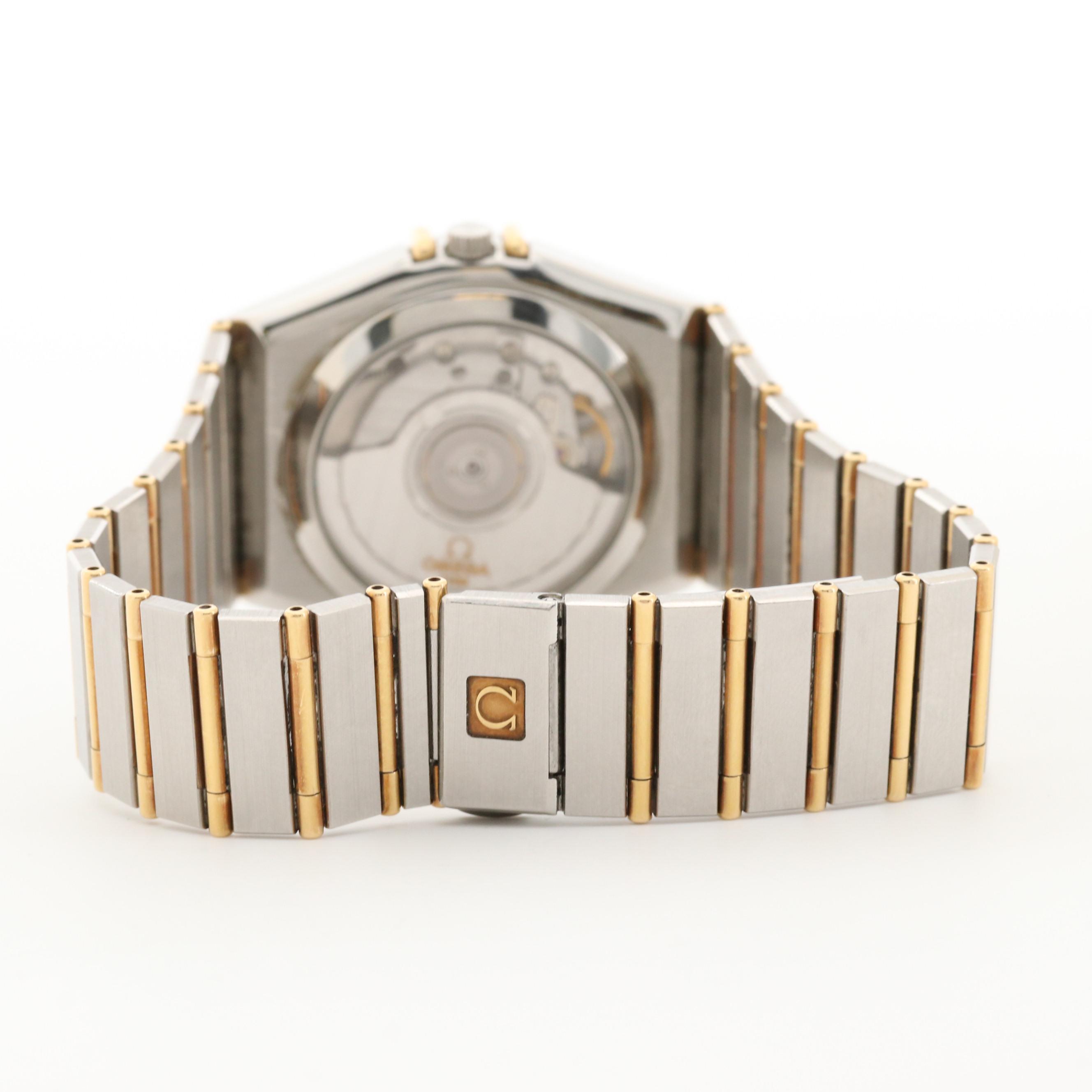 Omega Constellation Stainless Steel and 18K Gold Chronometer Automatic Watch