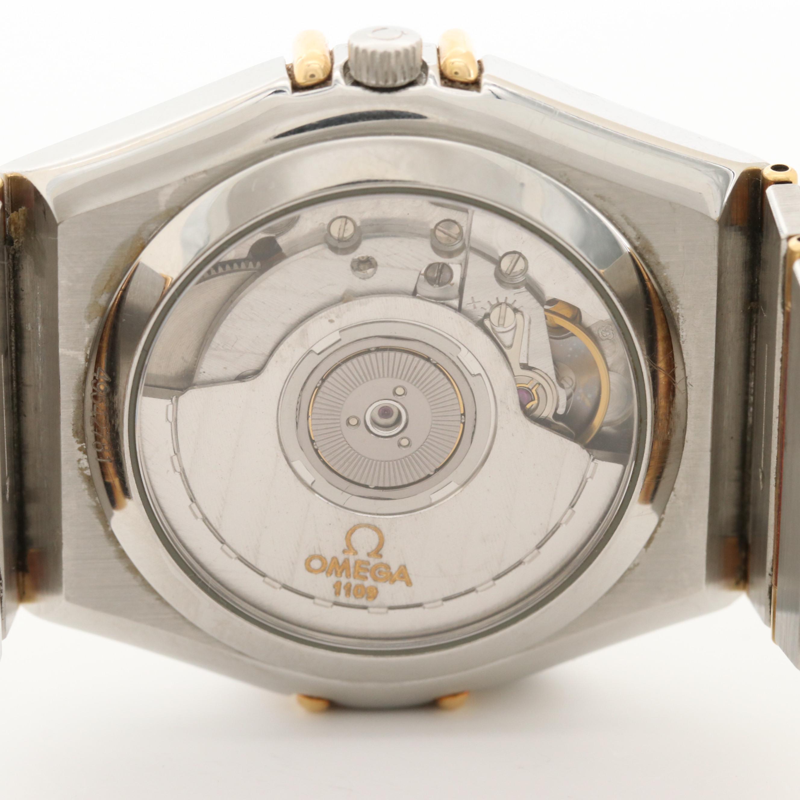 Omega Constellation Stainless Steel and 18K Gold Chronometer Automatic Watch