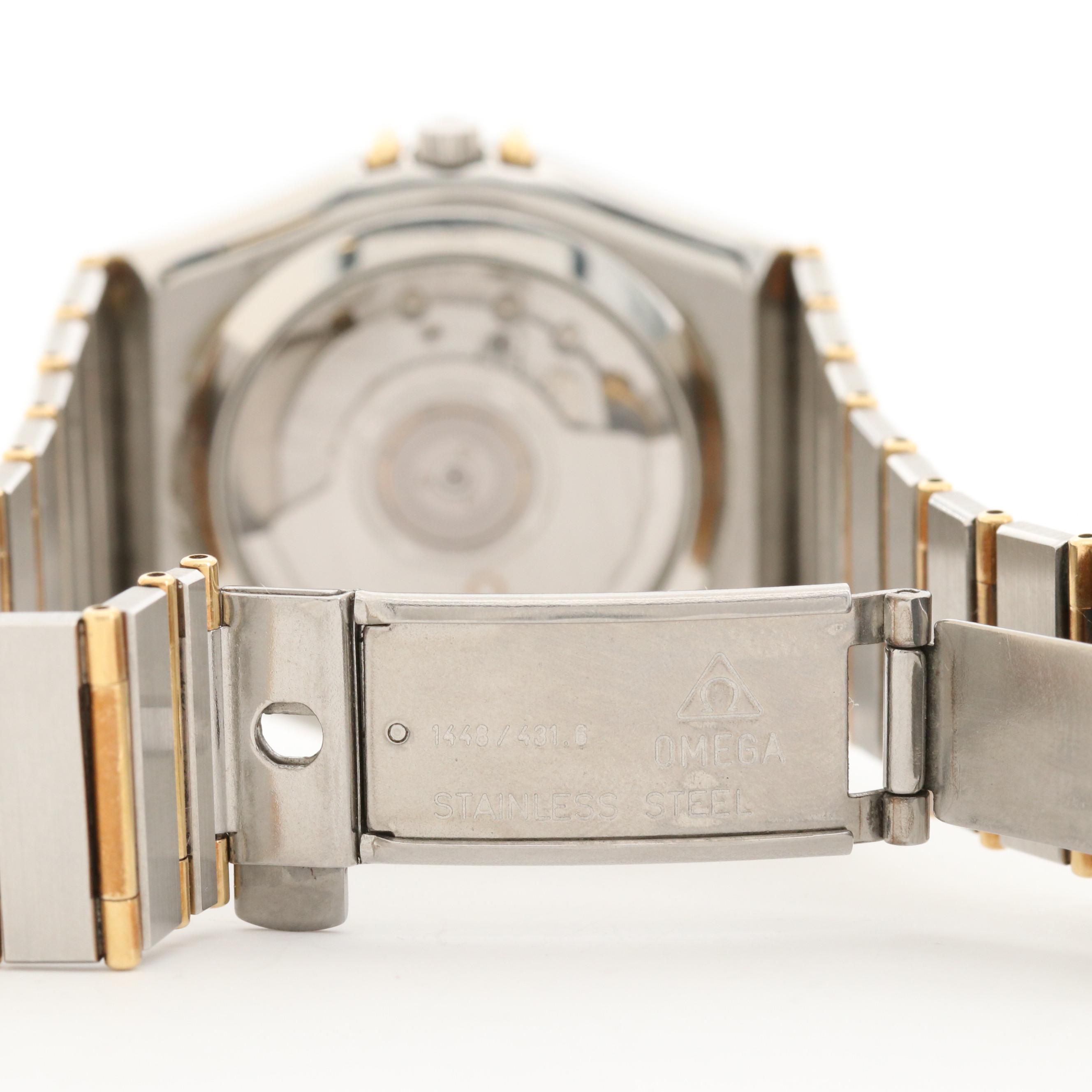 Omega Constellation Stainless Steel and 18K Gold Chronometer Automatic Watch