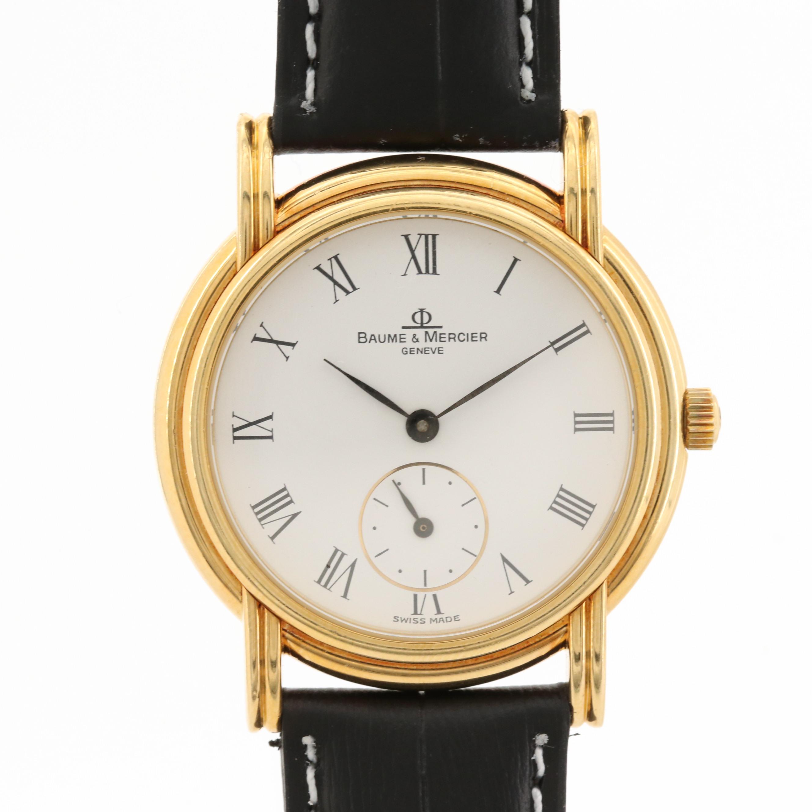 Baume & Mercier Classima 18K Gold Stem Wind Watch