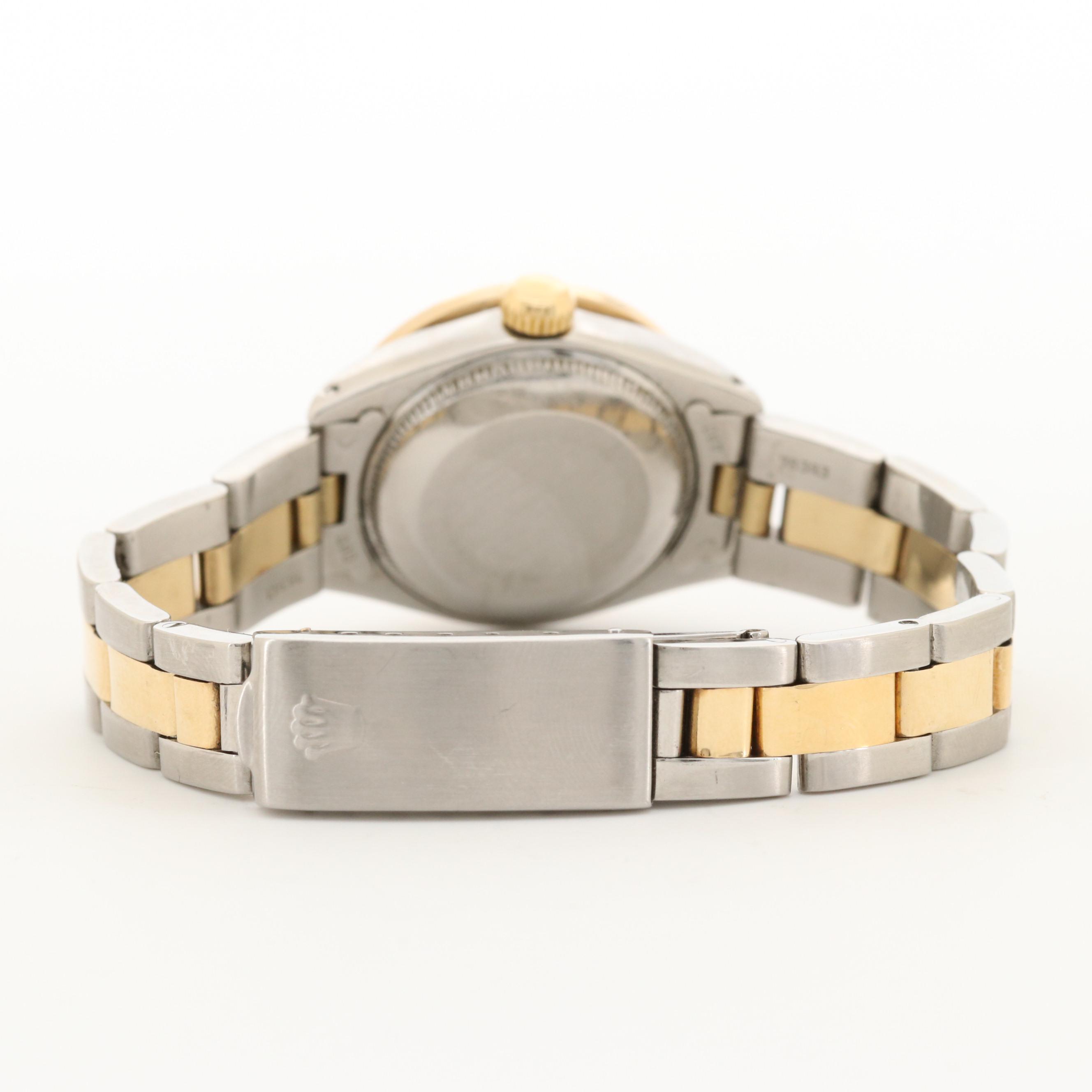 Rolex Datejust 18K Gold Two Tone Watch With 1.15 CTW Diamonds