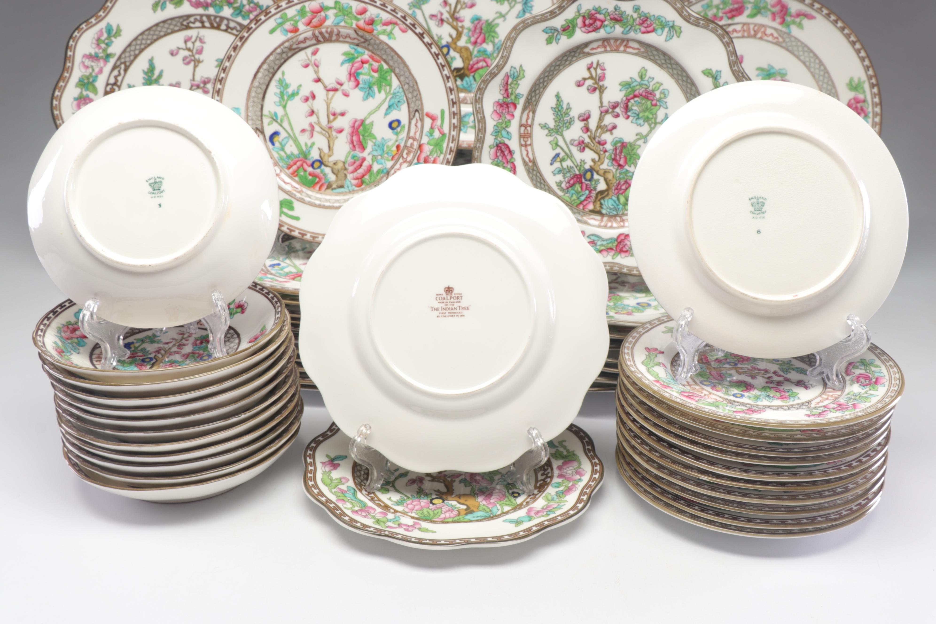 Coalport "The Indian Tree" Bone China Dinnerware