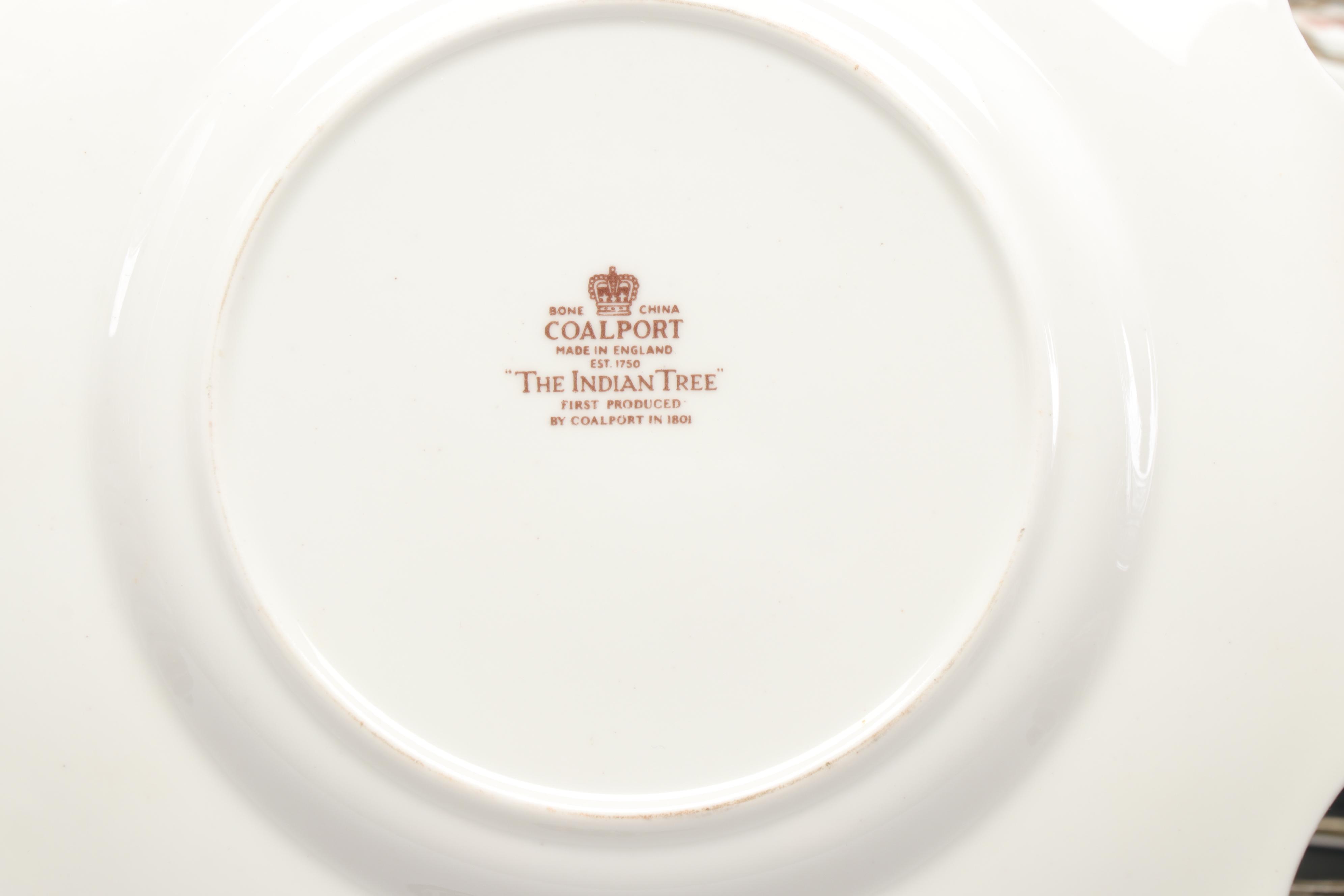 Coalport "The Indian Tree" Bone China Dinnerware