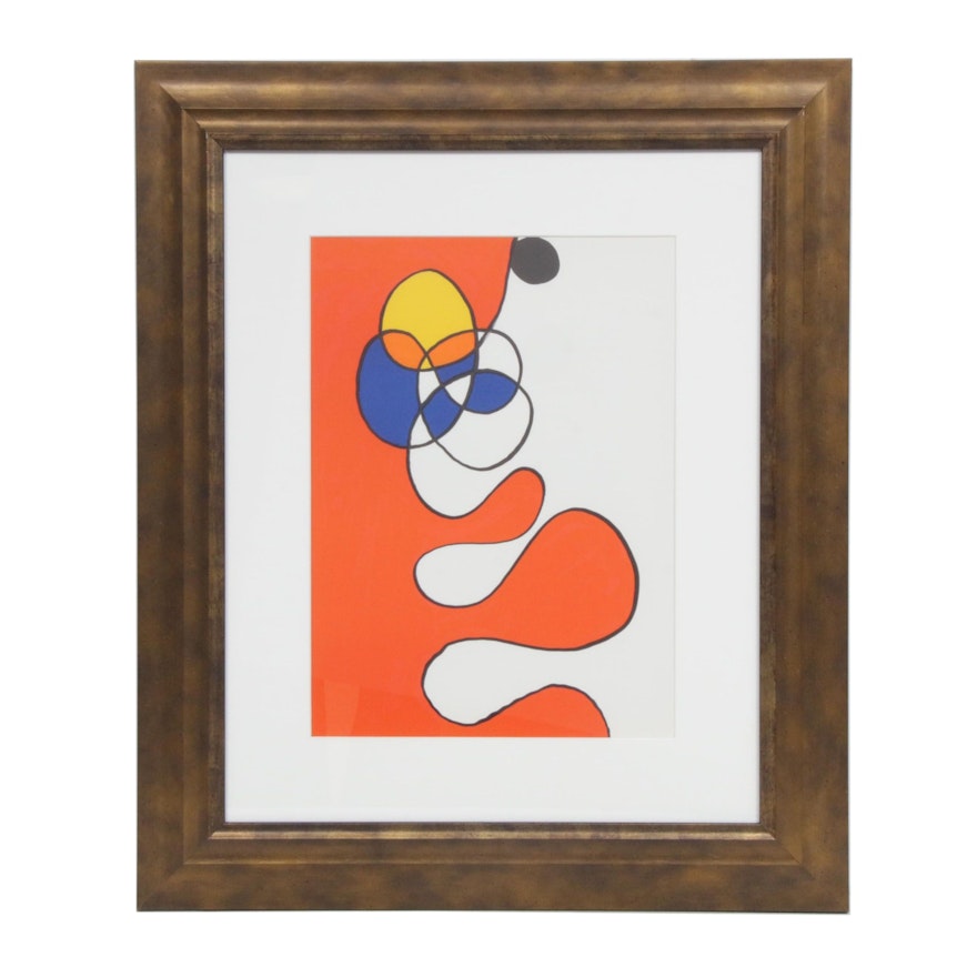 Alexander Calder Color Lithograph for "Derrière le Miroir"