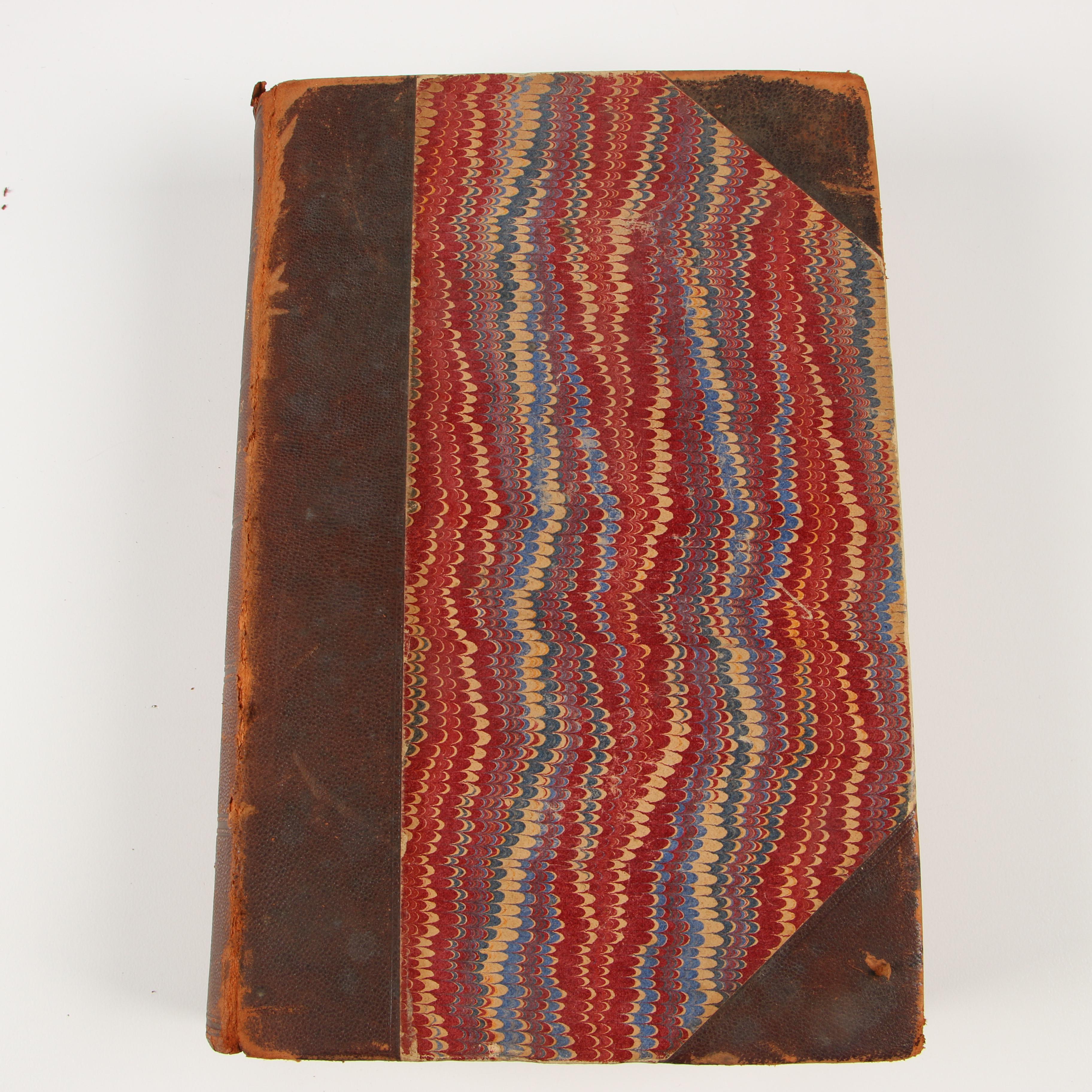 Antique Leather Bound Books on United States History