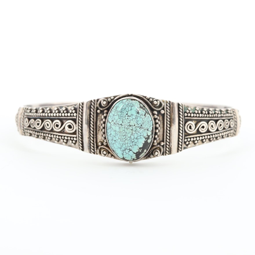 Southwestern Style Turquoise Cuff Bracelet