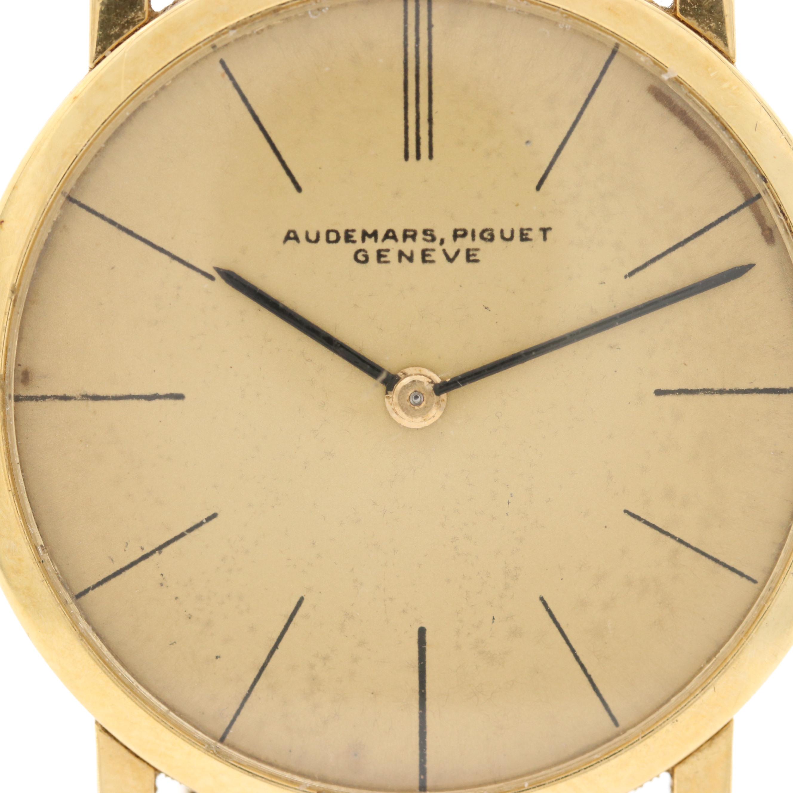 Audemars - Piguet Slim 18K and 14K Yellow Gold Watch