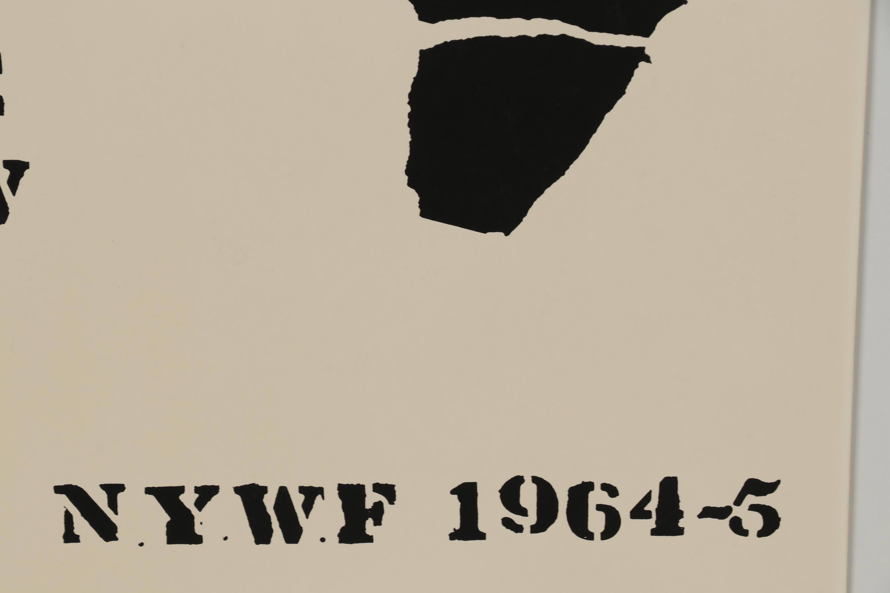 Theodoros Stamos Serigraph for "The Paris Review", 1964-65 New York World's Fair