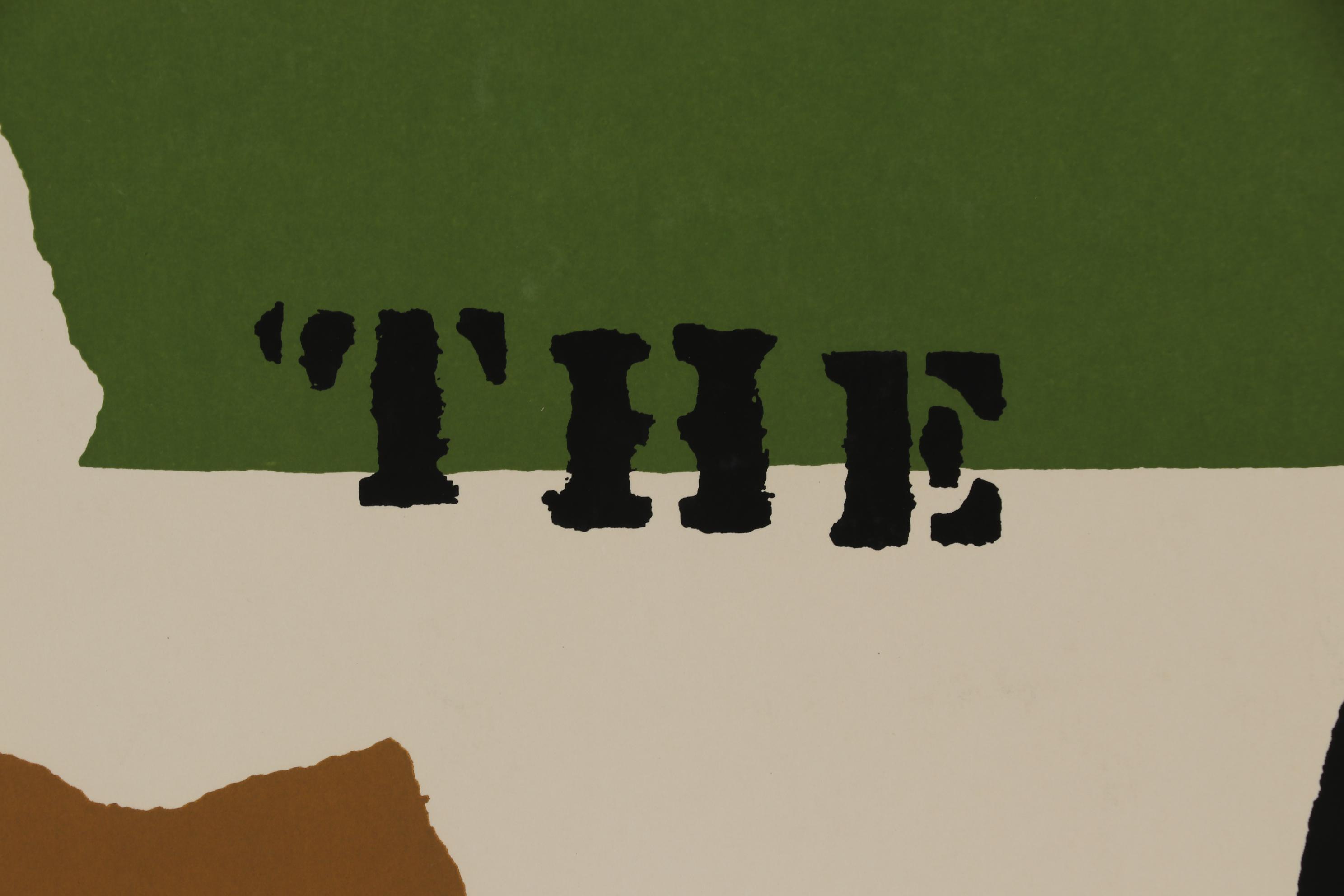 Theodoros Stamos Serigraph for "The Paris Review", 1964-65 New York World's Fair