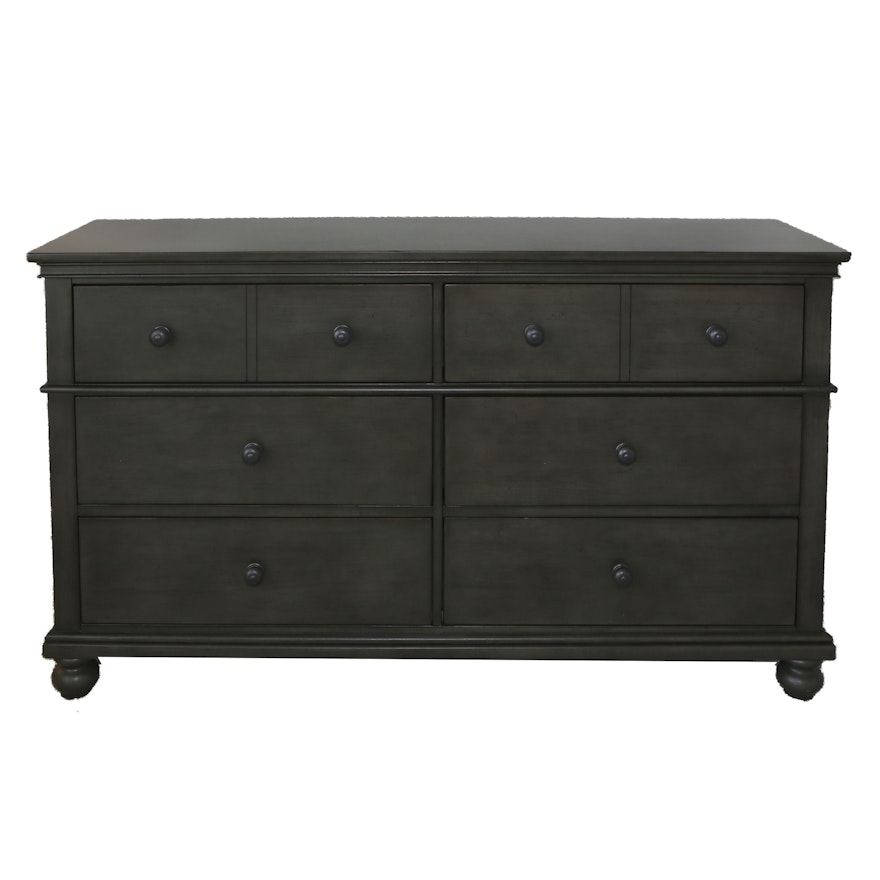 Aspen Home Contemporary Wooden Dresser with Grey Finish