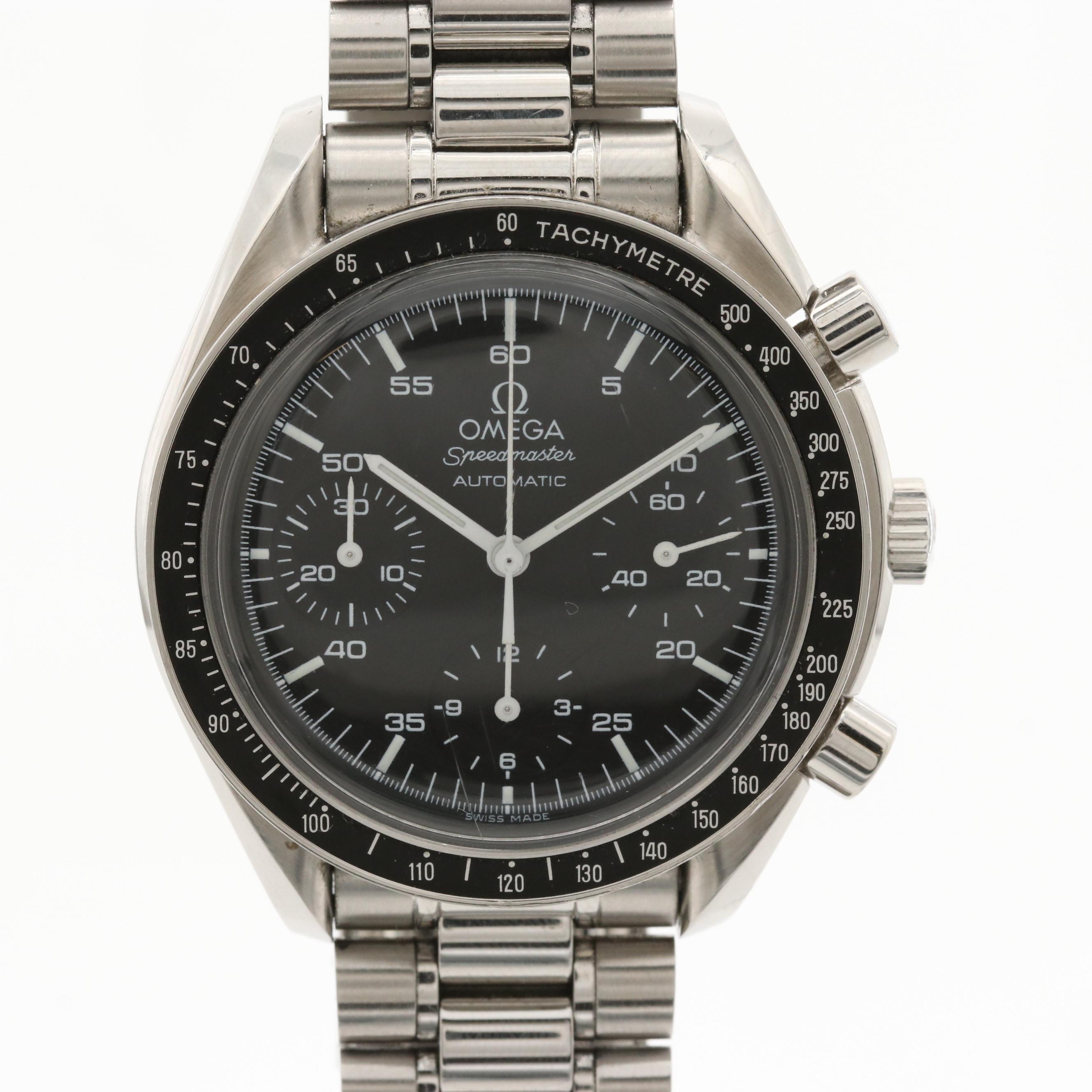 Omega Speedmaster Reduced Stainless Steel Automatic Watch