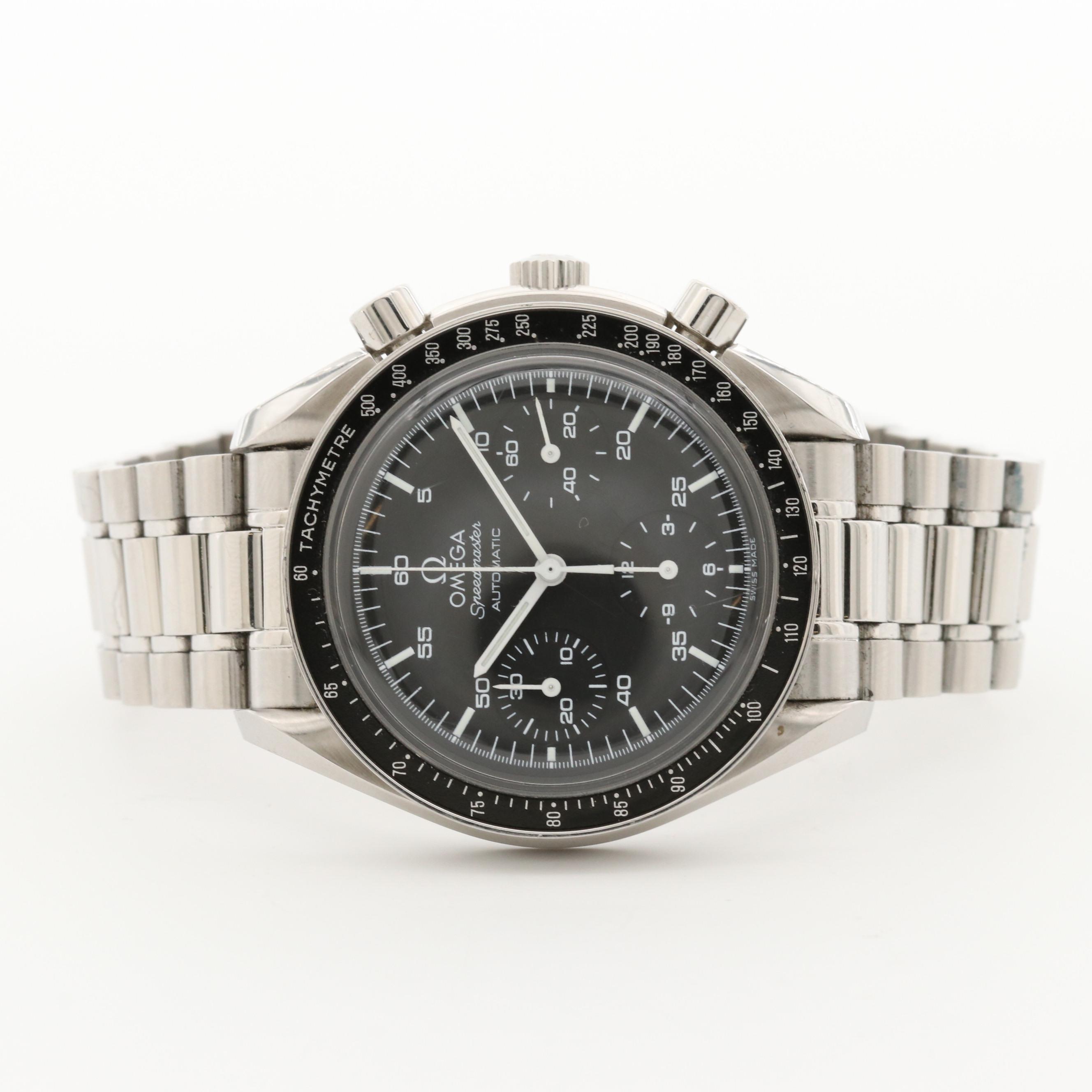 Omega Speedmaster Reduced Stainless Steel Automatic Watch