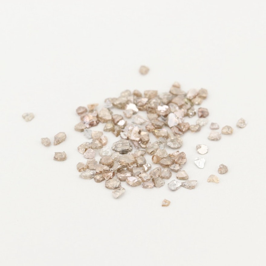 Loose 7.00 CTW Synthetic Diamond and Diamond Gemstones