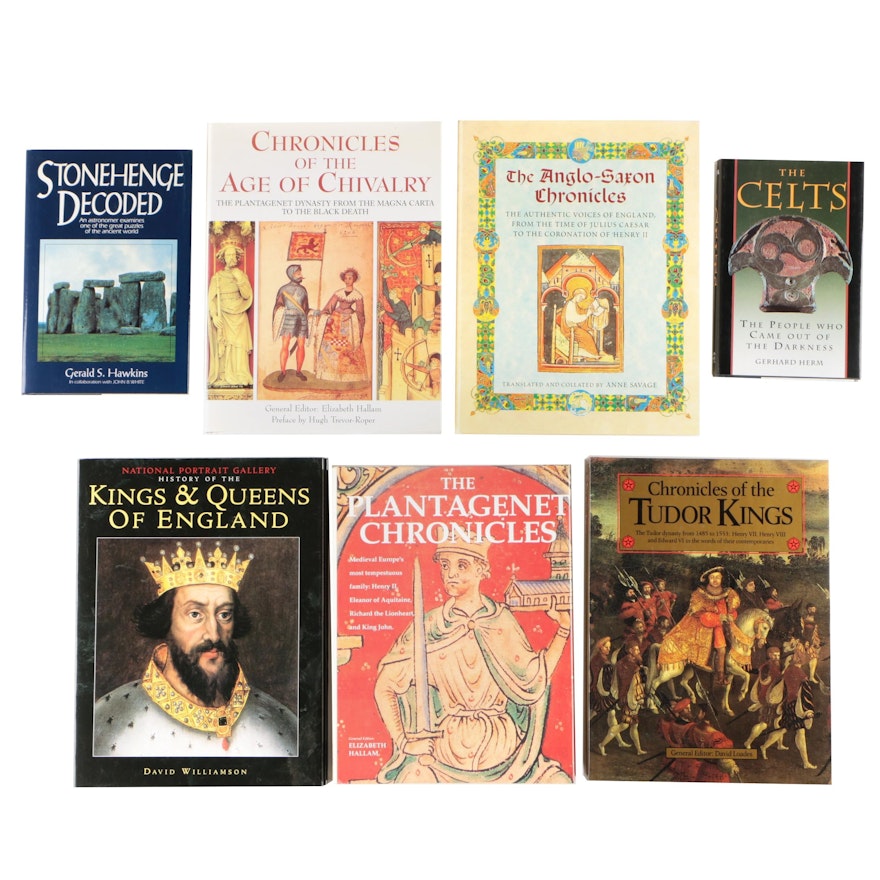 English History Books including "Chronicles of the Tudor Kings"