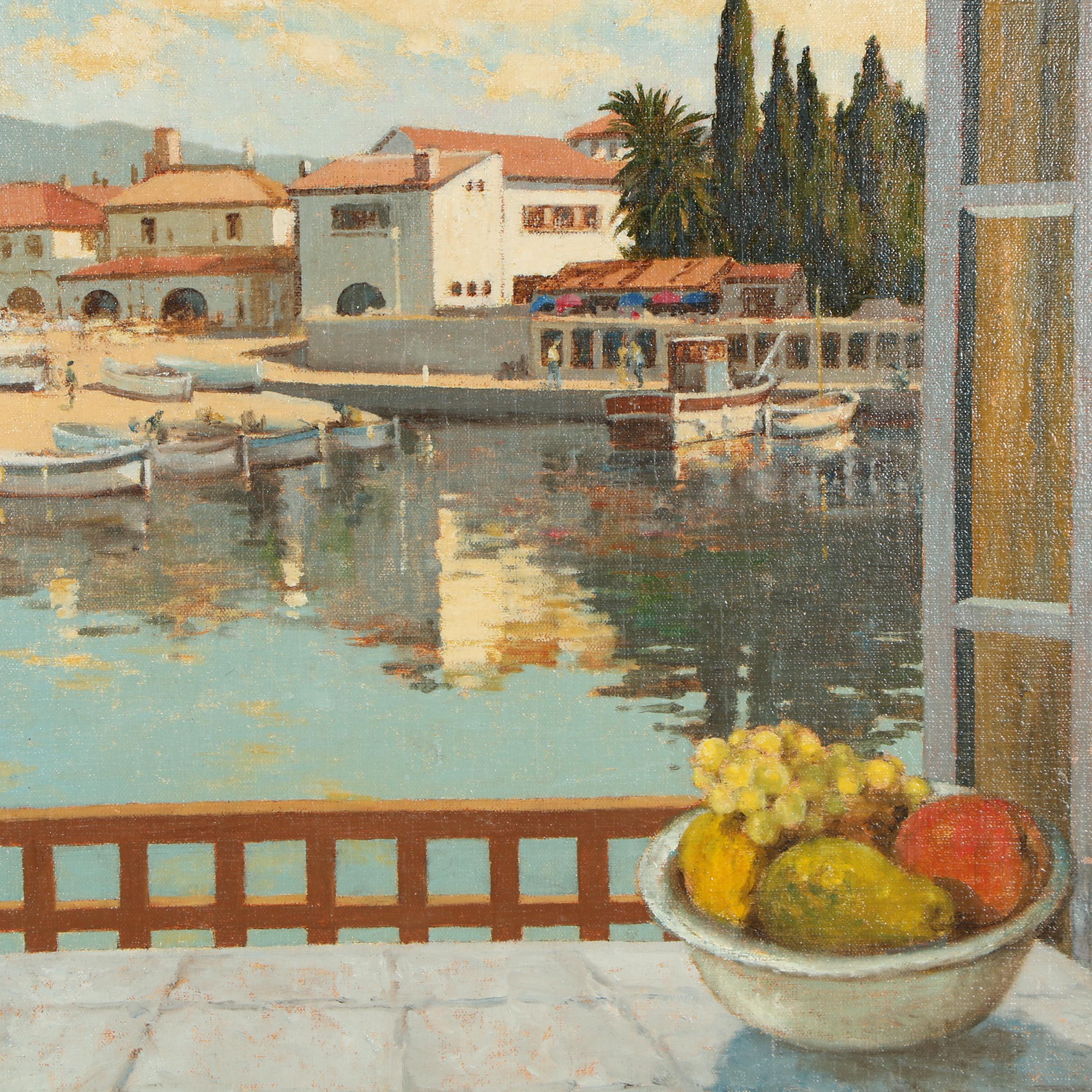 E. Bruce McKay Oil Painting "Caanes Port"