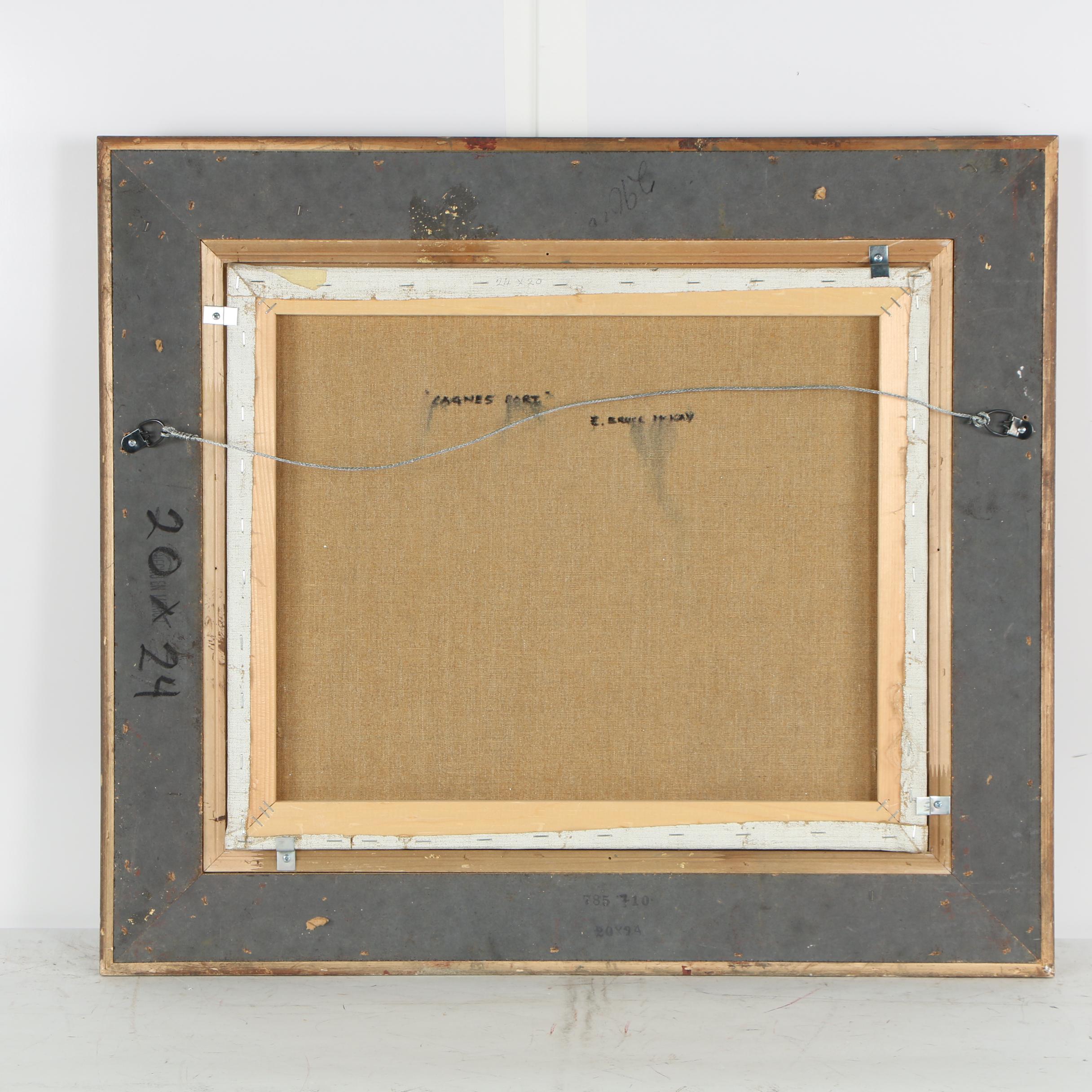 E. Bruce McKay Oil Painting "Caanes Port"