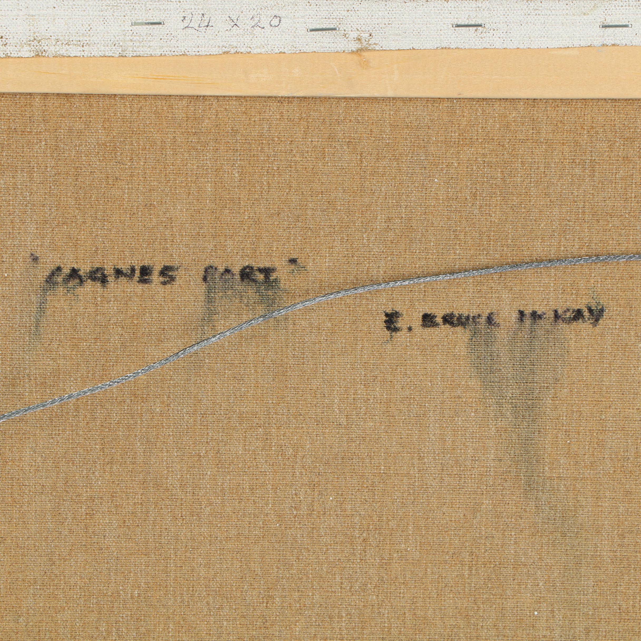 E. Bruce McKay Oil Painting "Caanes Port"