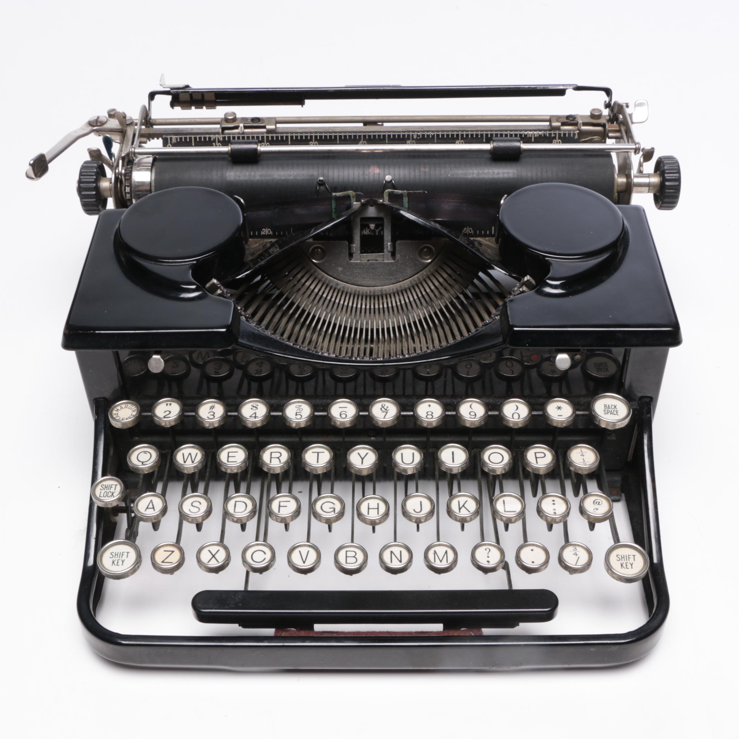 Royal Portable Typewriter in Case, circa 1930