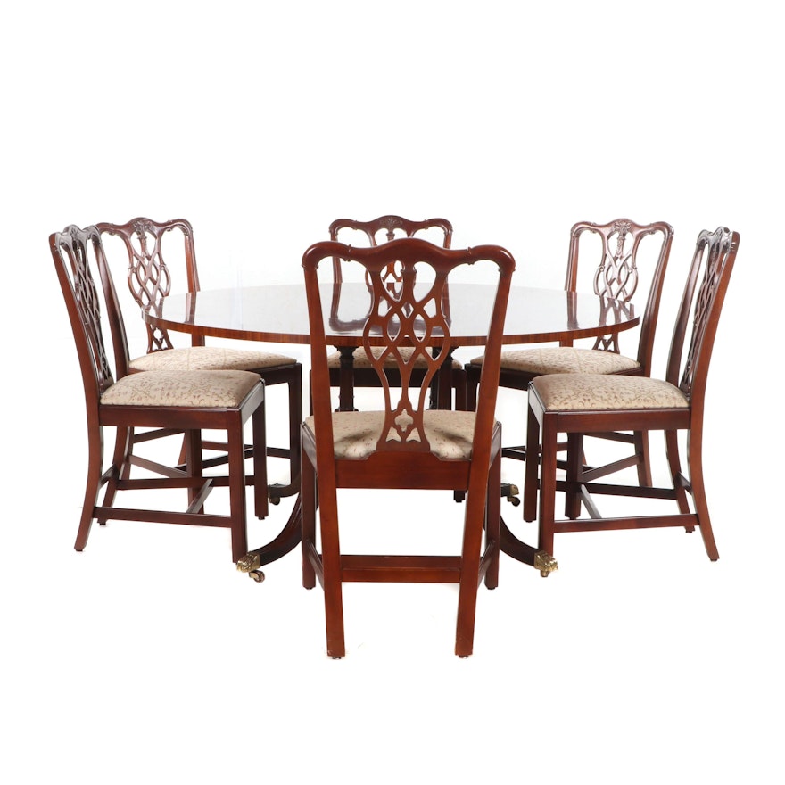 Hickory Chair Company Mahogany Dining Furniture Set