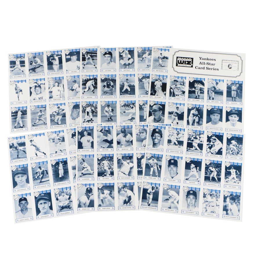 New York Yankees All-Star Card Series by Wiz and American Express, 1992