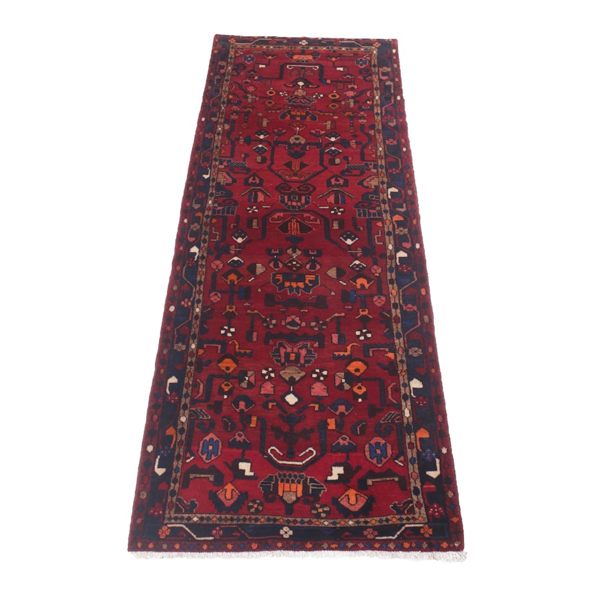 3'7 x 10'1 Hand-Knotted Northwest Persian Long Rug, Circa 1960s