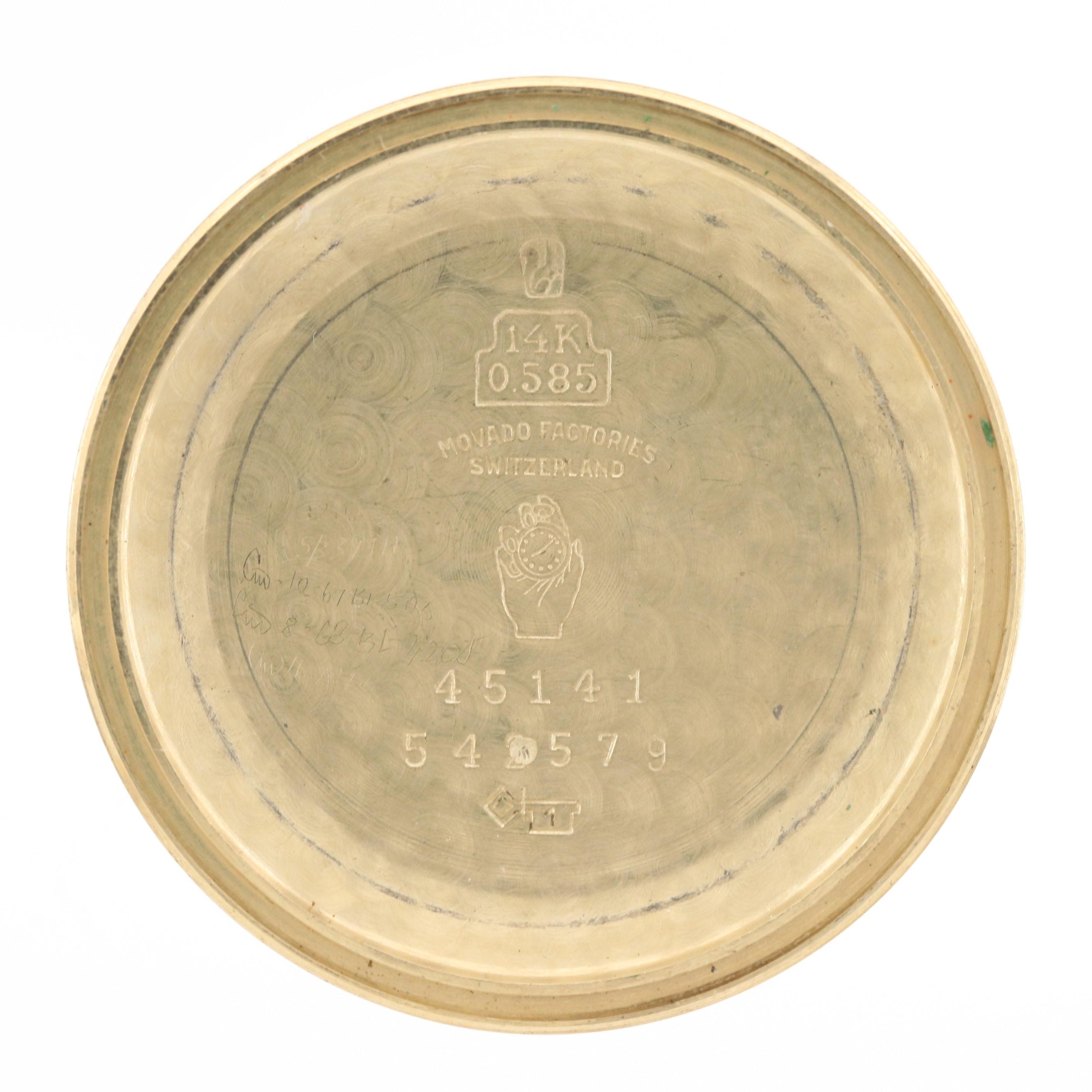 Movado Kingmatic 14K Yellow Gold Automatic Watch