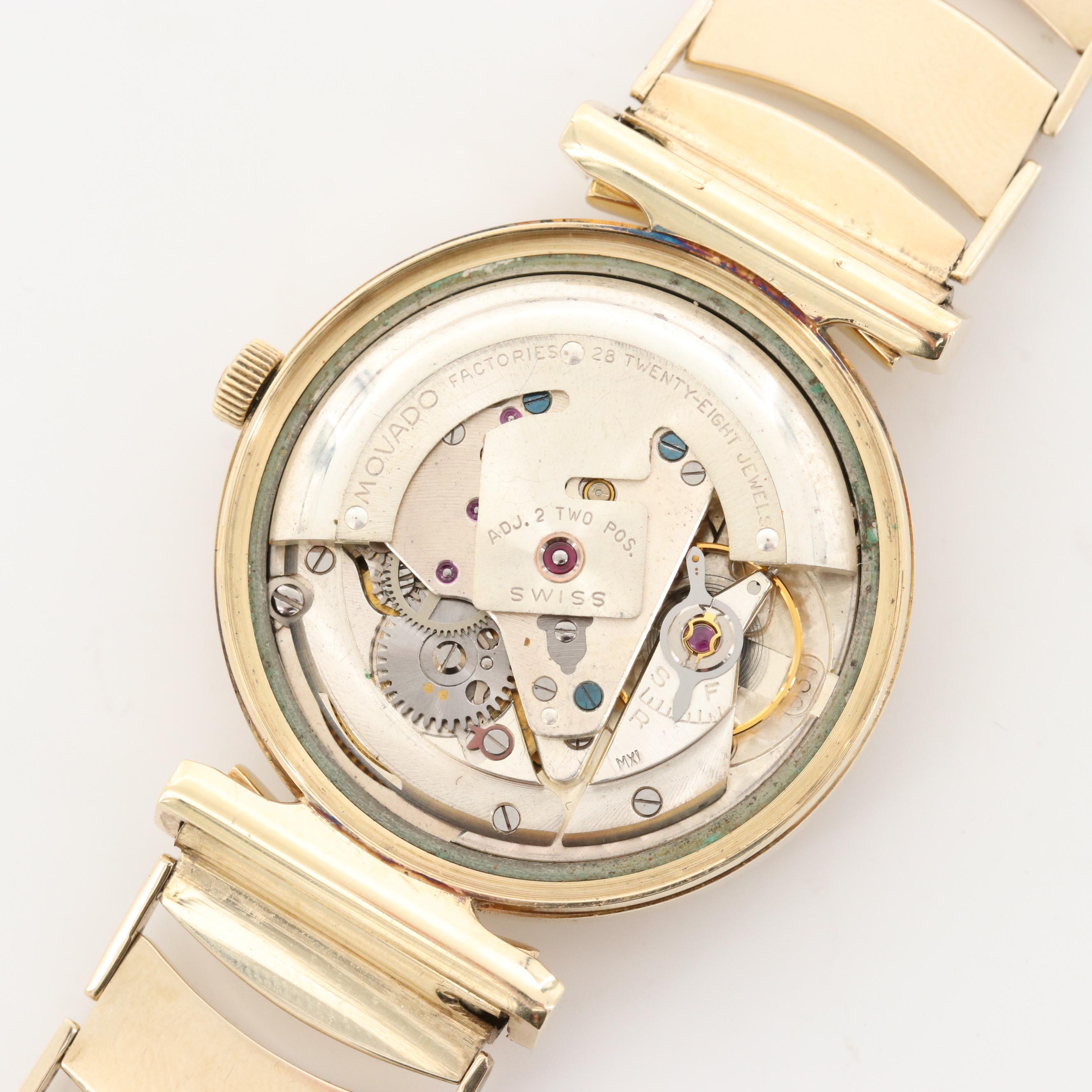 Movado Kingmatic 14K Yellow Gold Automatic Watch