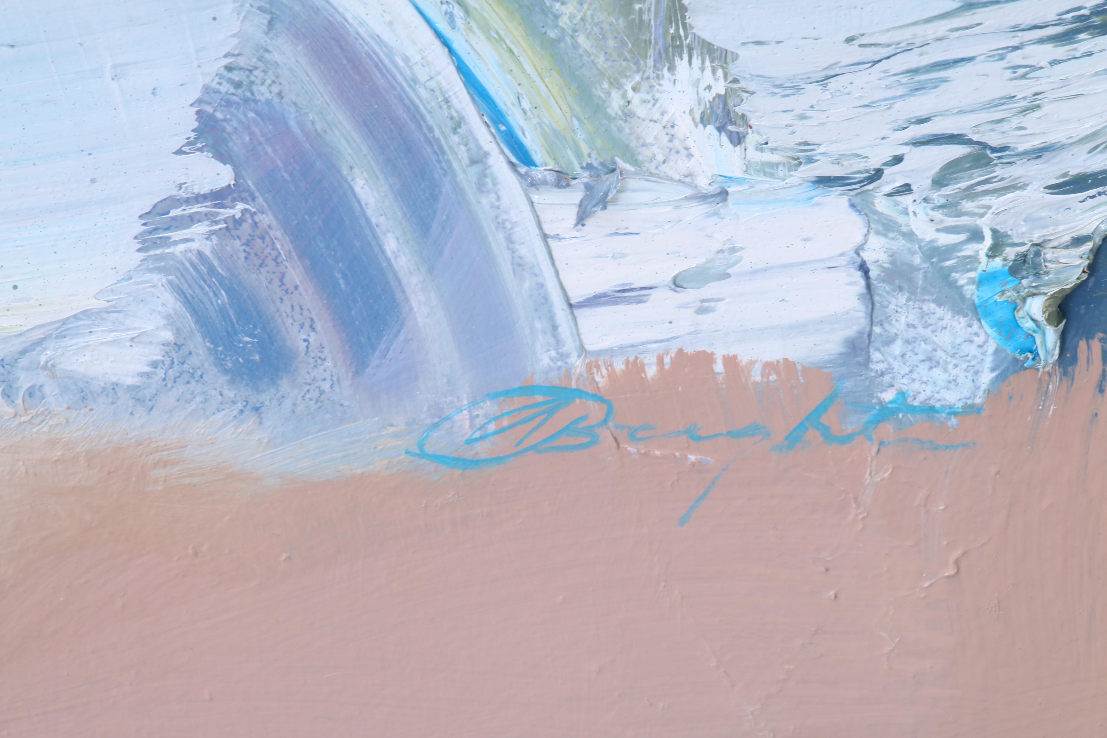 Alfred L. Bright Abstract Oil Painting "Landscape"