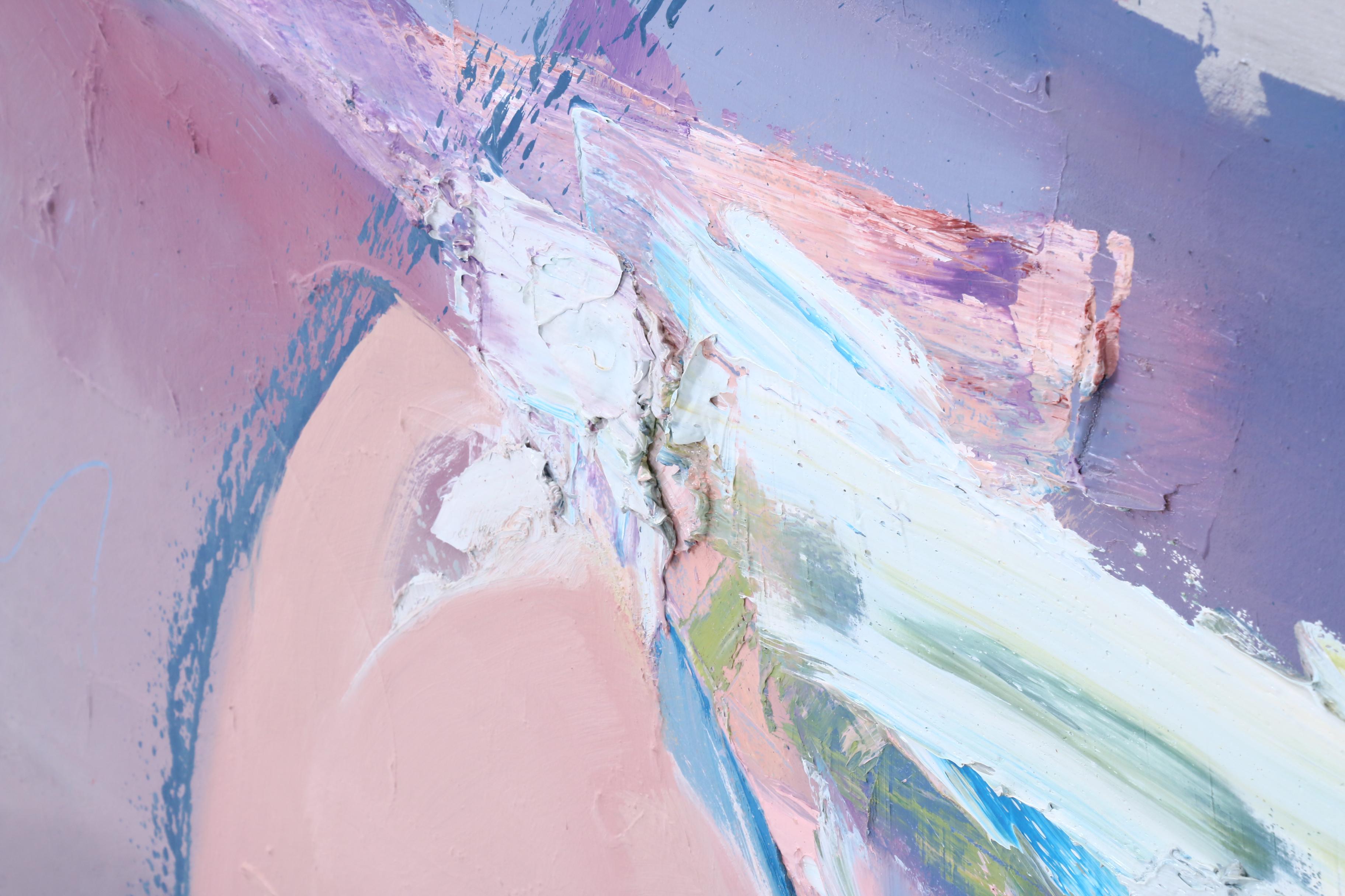 Alfred L. Bright Abstract Oil Painting "Landscape"