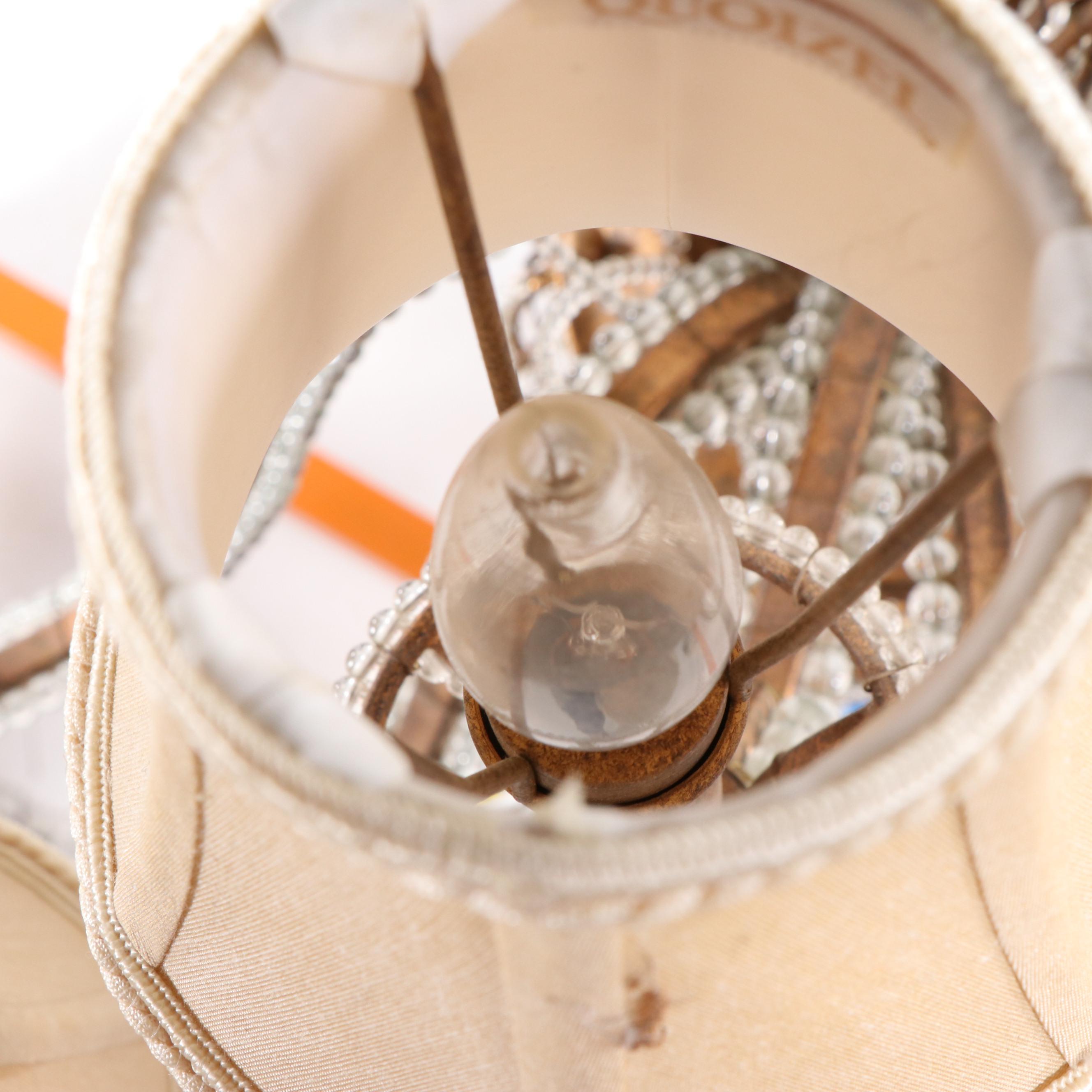 Quoizel "La Crysta" Gold Finch Finish Chandelier