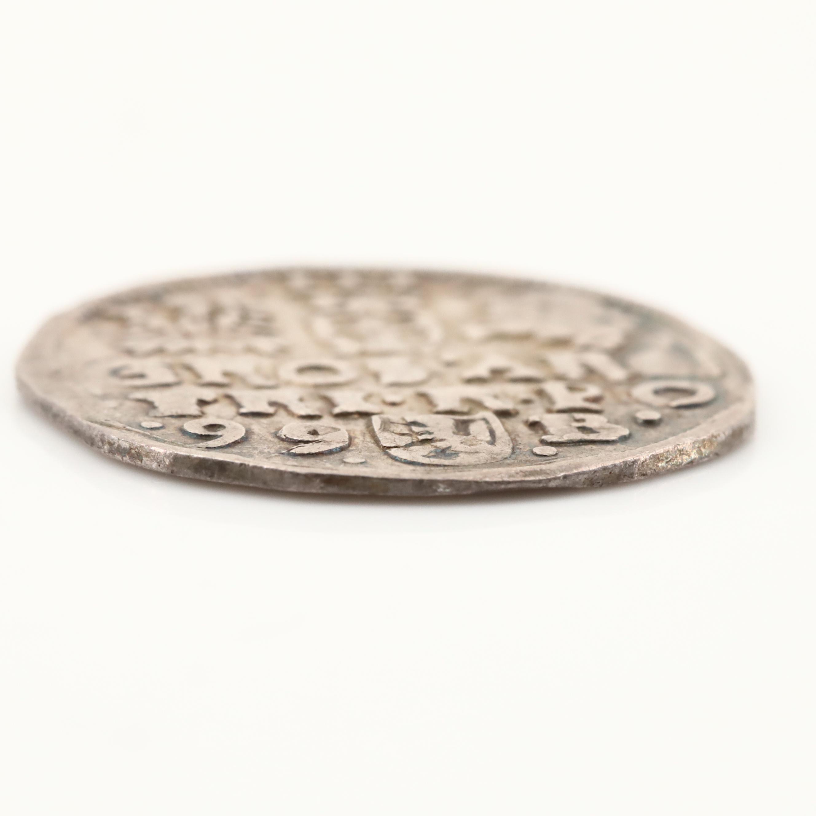 1599 Poland 3-Groszy Silver Coin of Sigismund III