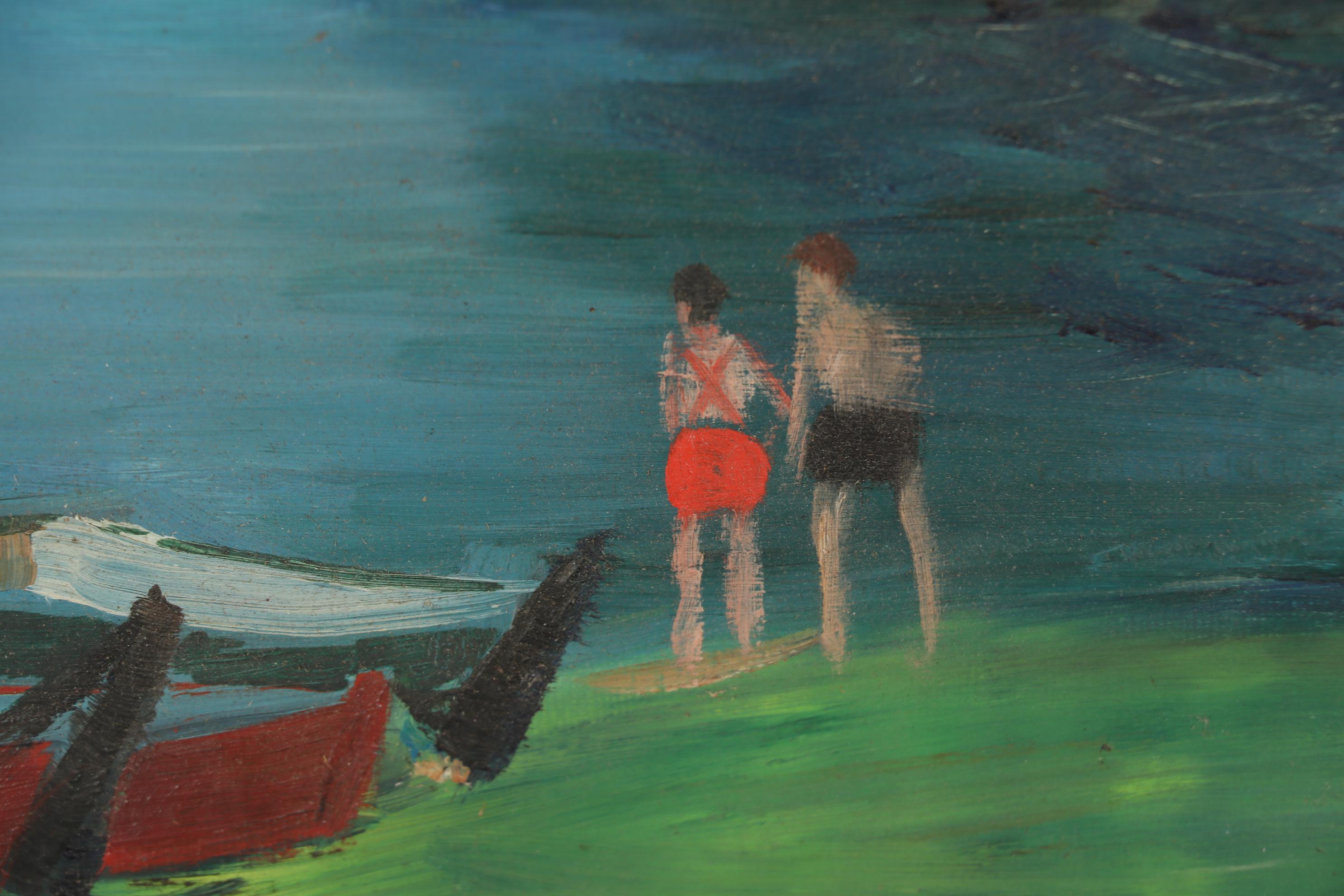 Thomas Brownell Eldred Oil Portrait "Green Lake"