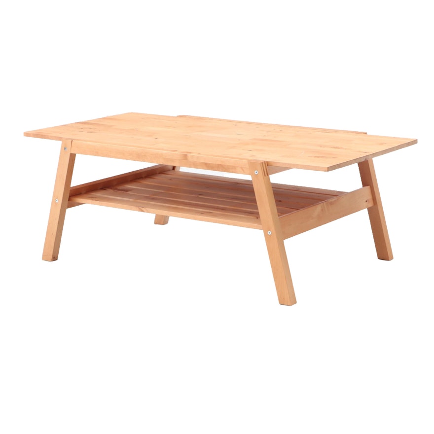 Contemporary Maple Coffee Table