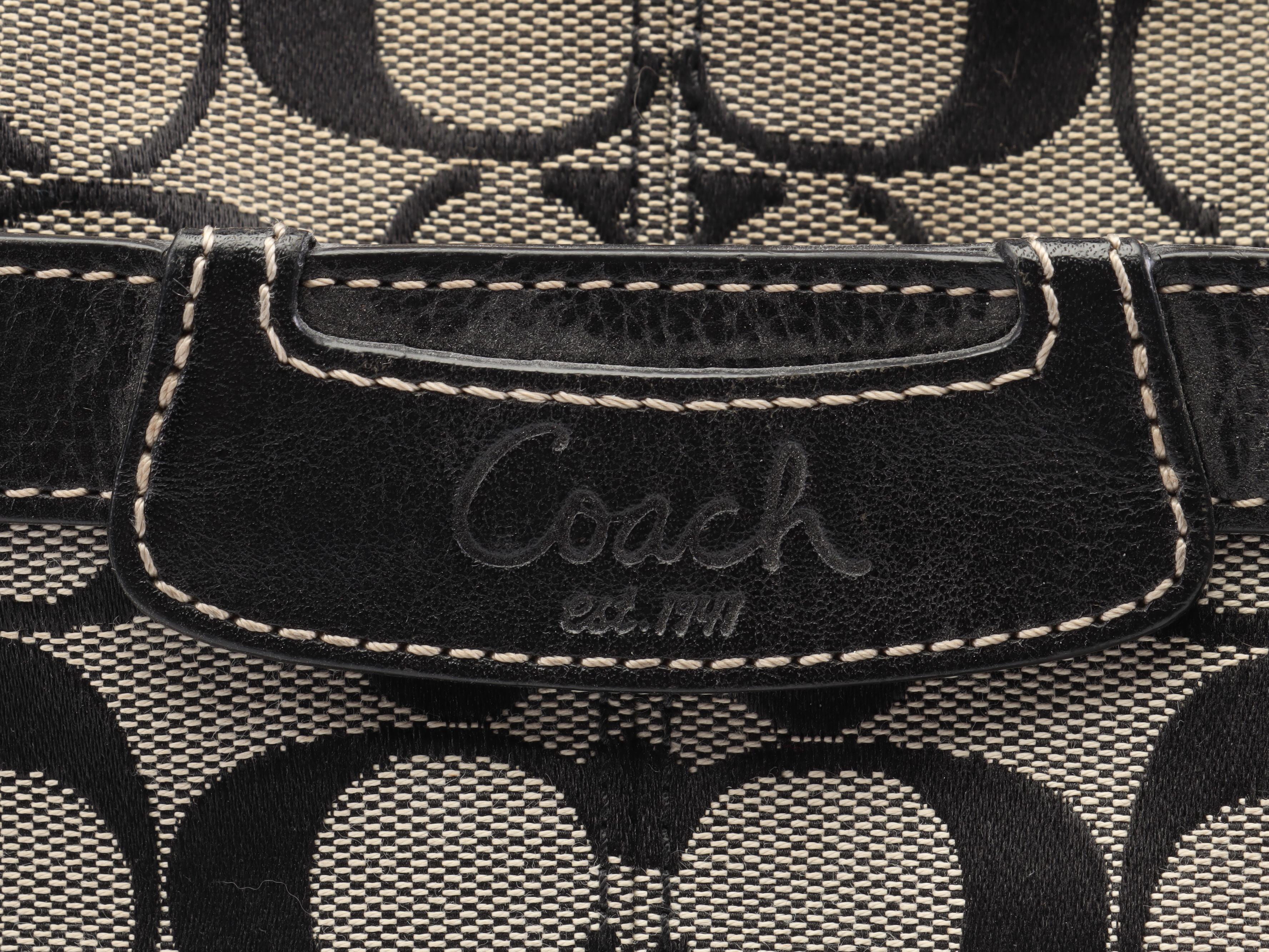 Coach Signature Canvas Satchel and Wallet with Tory Burch Leather Shoulder Bag