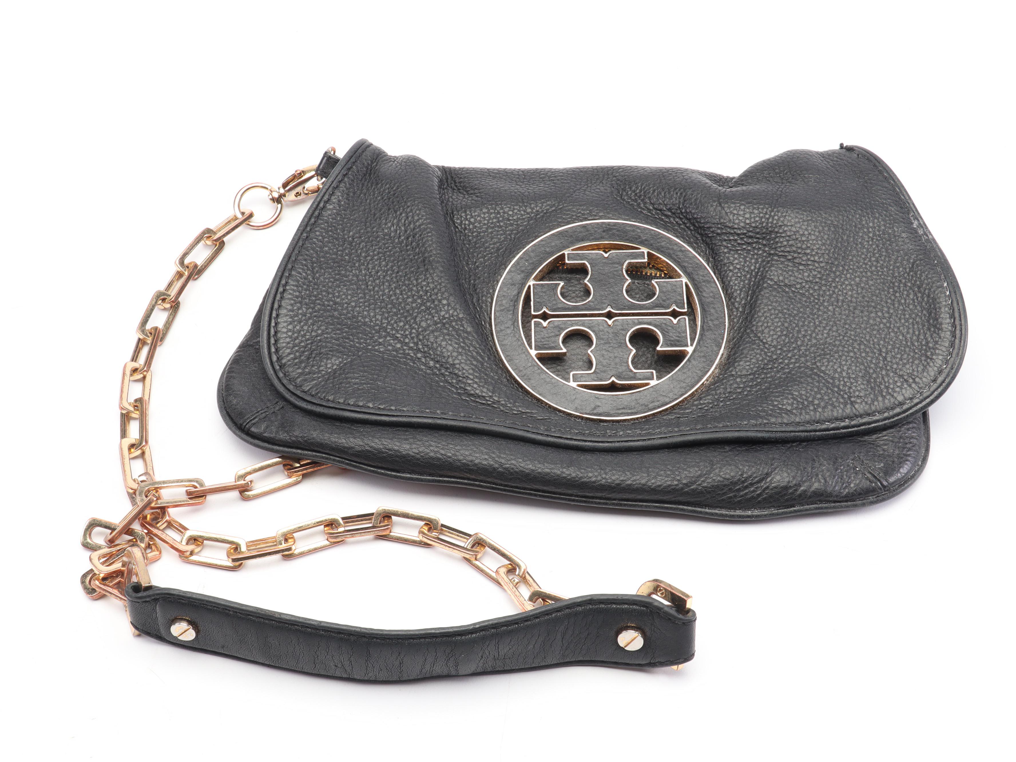 Coach Signature Canvas Satchel and Wallet with Tory Burch Leather Shoulder Bag