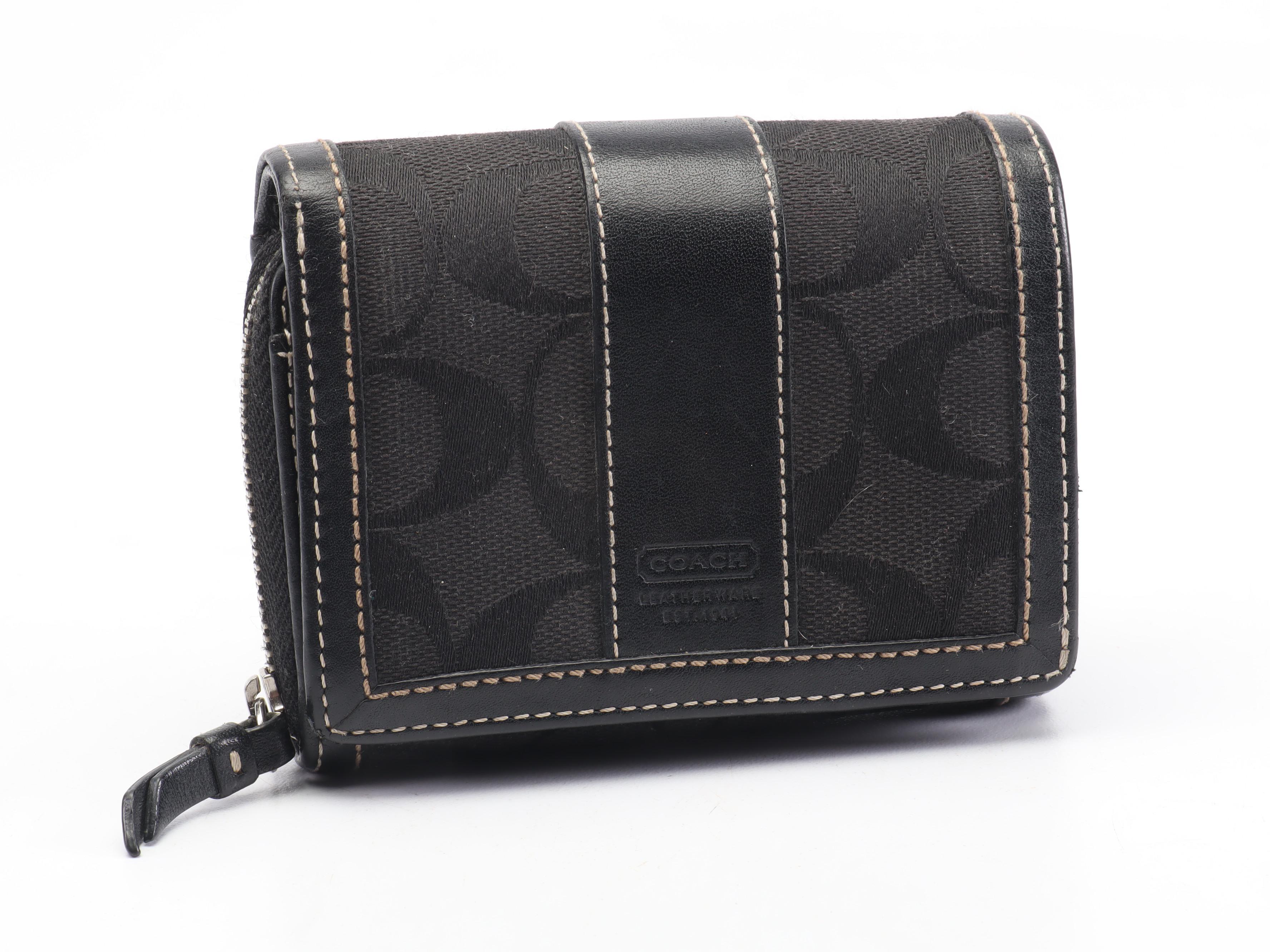 Coach Signature Canvas Satchel and Wallet with Tory Burch Leather Shoulder Bag