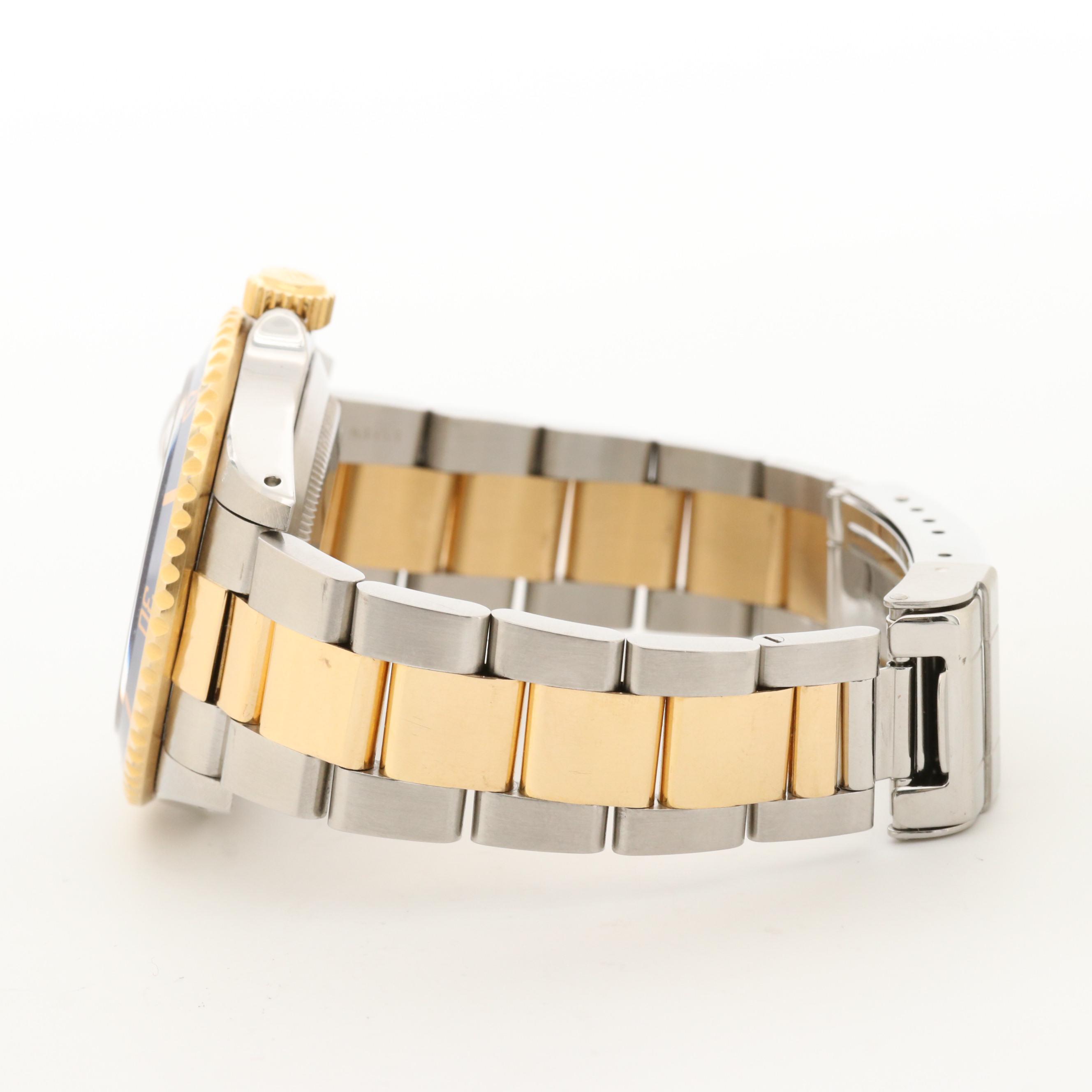 Rolex Submariner 18K Gold and Stainless Steel Automatic Watch