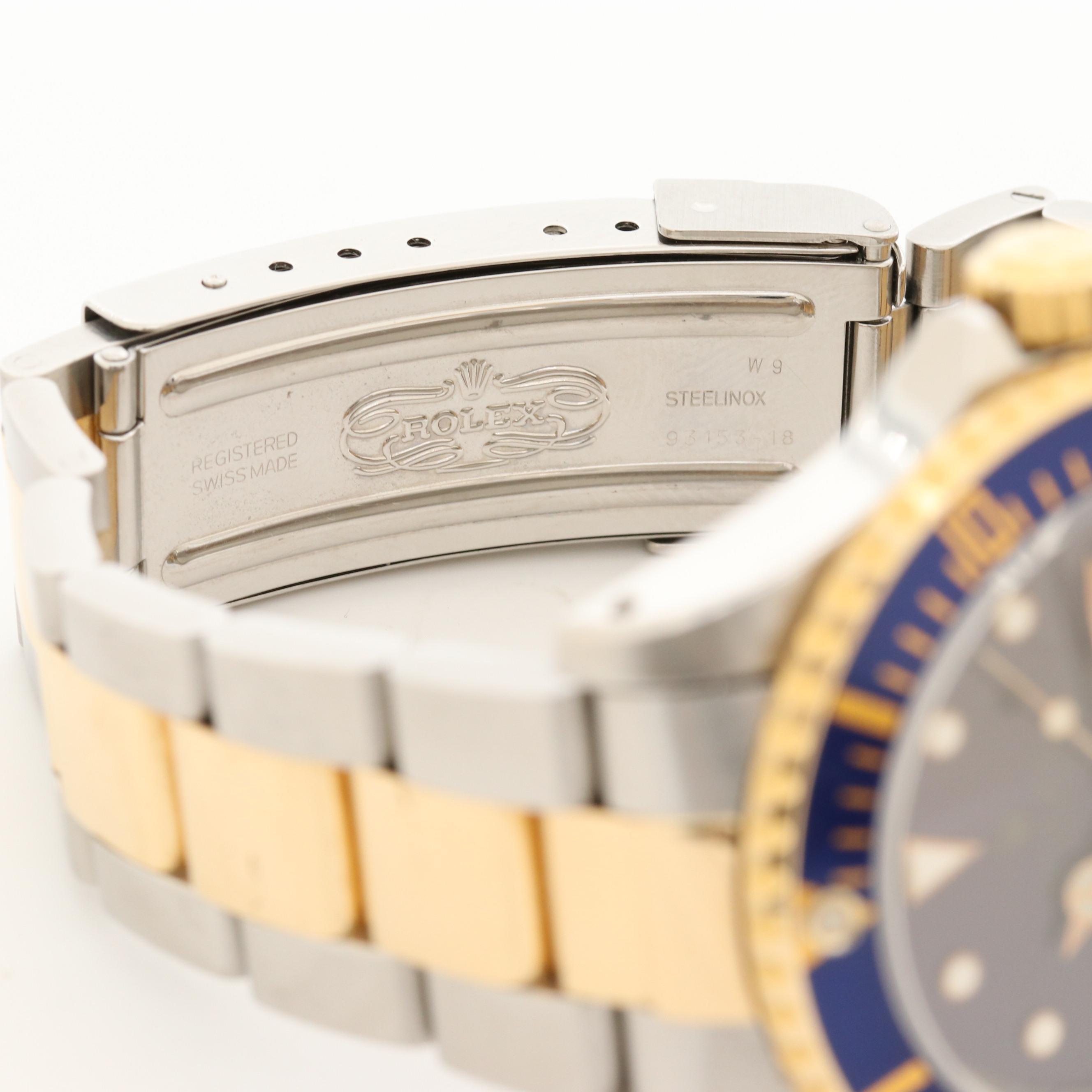 Rolex Submariner 18K Gold and Stainless Steel Automatic Watch