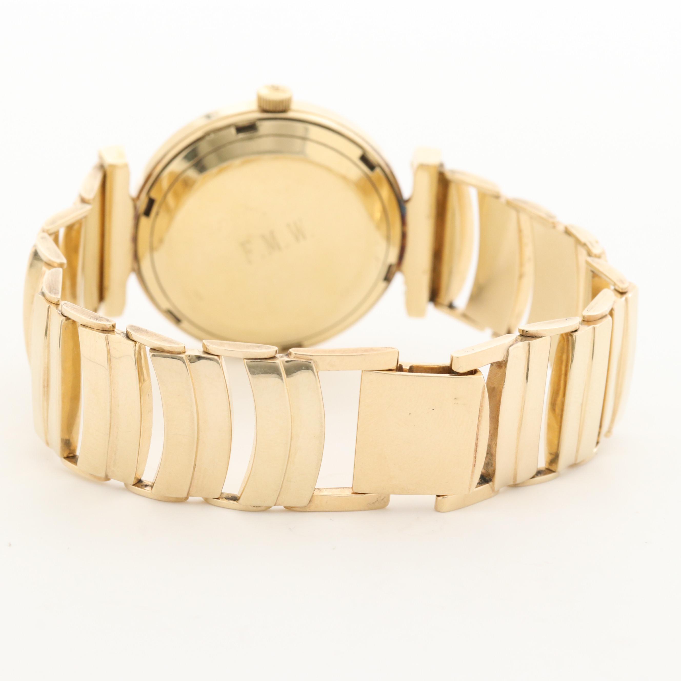 Movado Kingmatic 14K Yellow Gold Automatic Watch