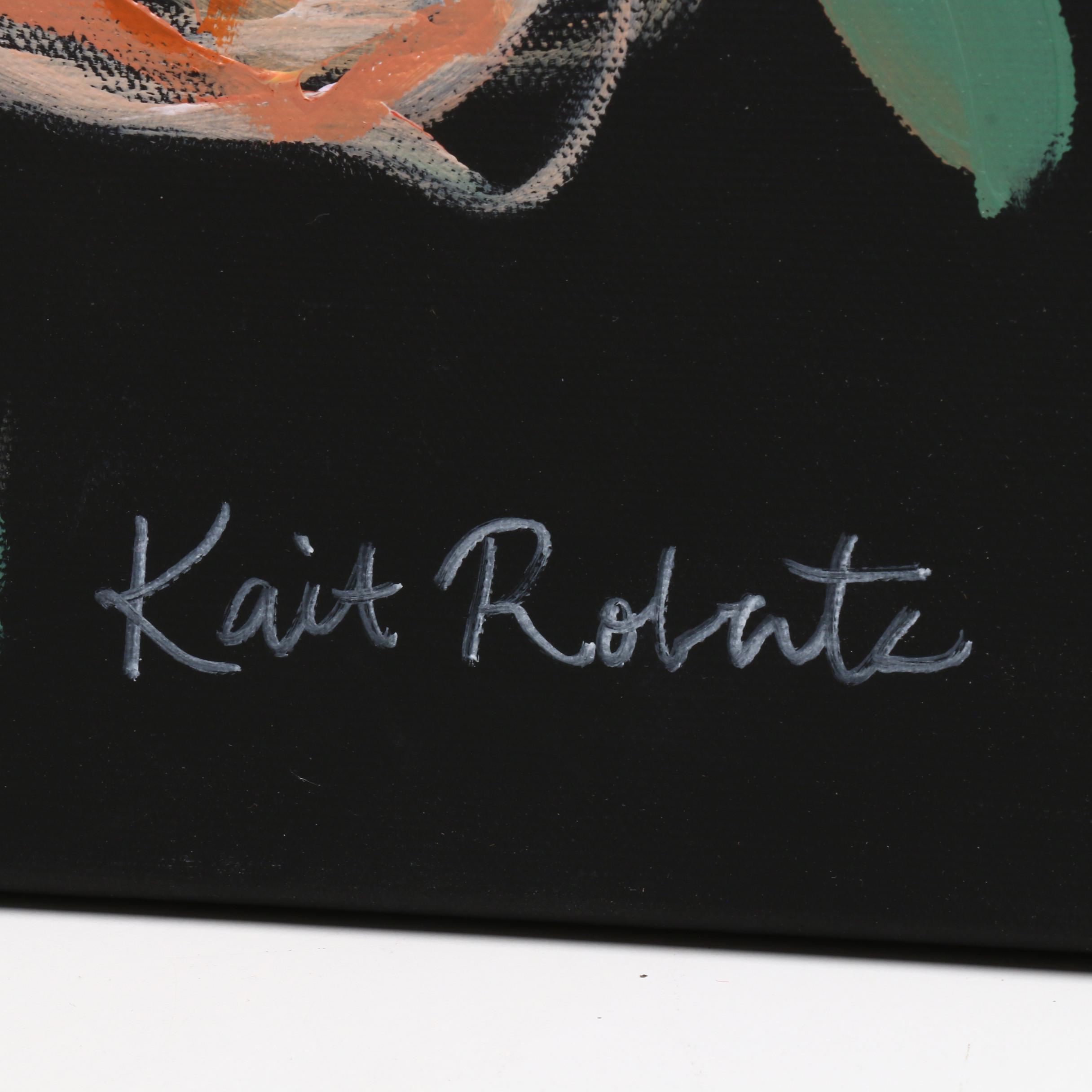 Kait Roberts Acrylic Painting "Moon Garden in a Vase: Spring"