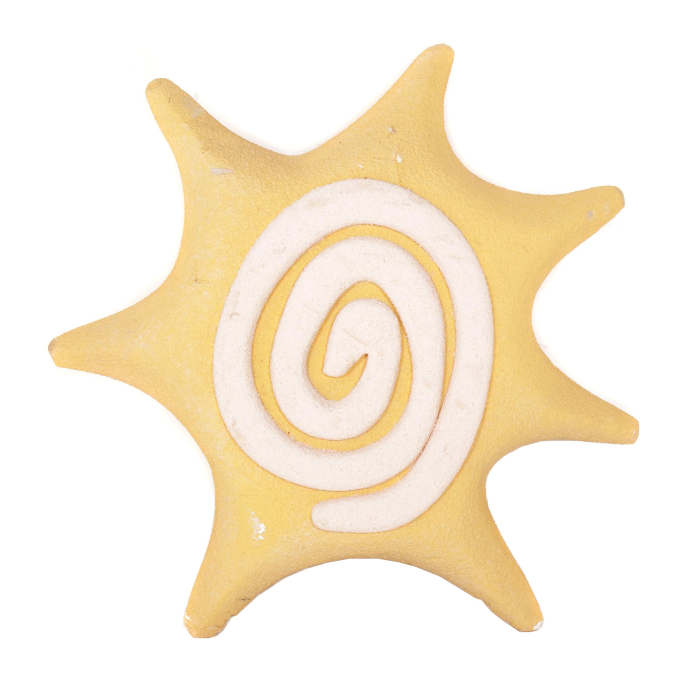 Modern Style Painted Styrofoam Star Sculpture