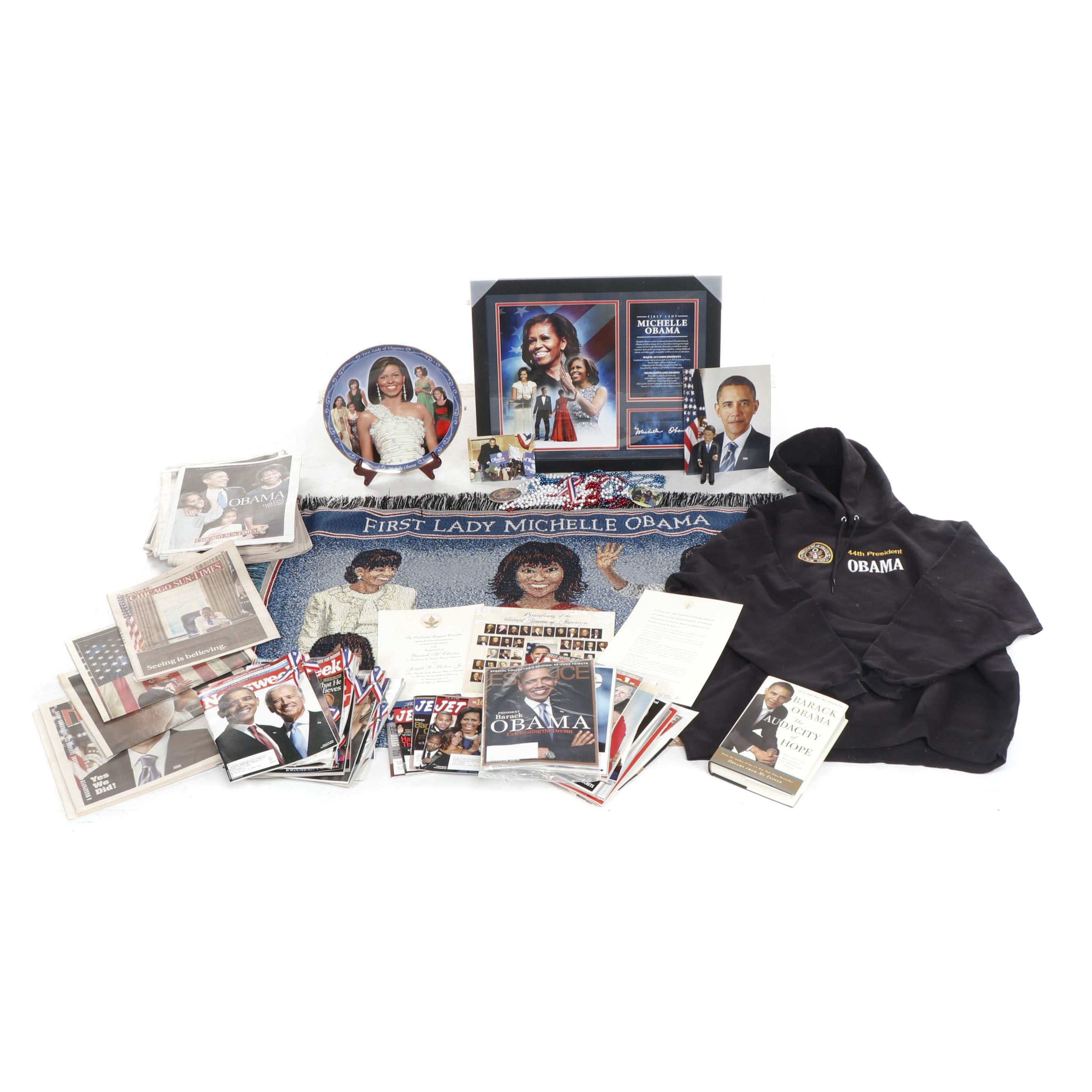 Barack and Michelle Obama Political Memorabilia and Collectibles