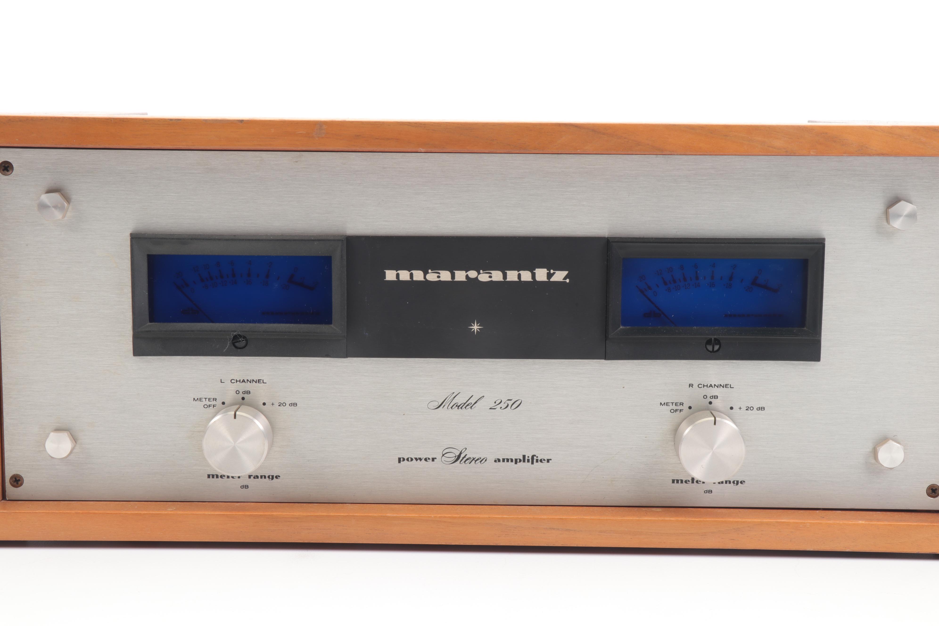 Marantz Model 250 Power Stereo Amplifier, Mid-Century