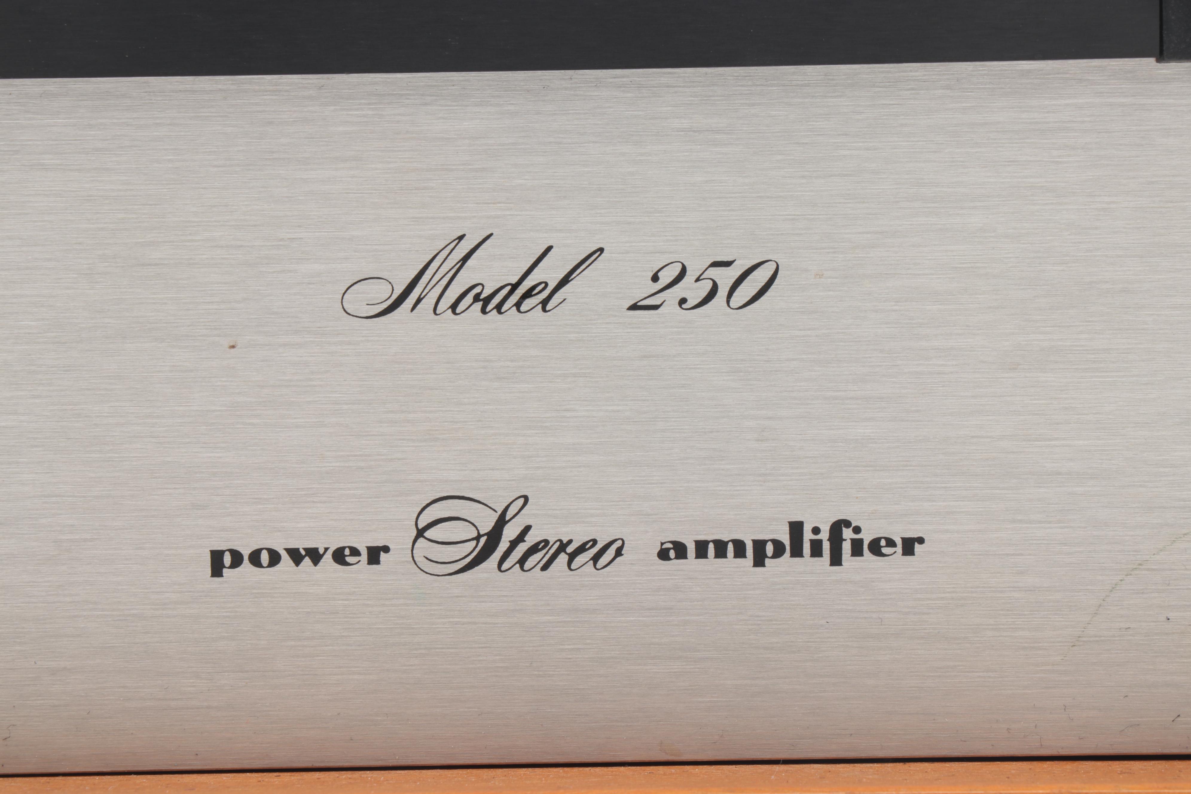 Marantz Model 250 Power Stereo Amplifier, Mid-Century