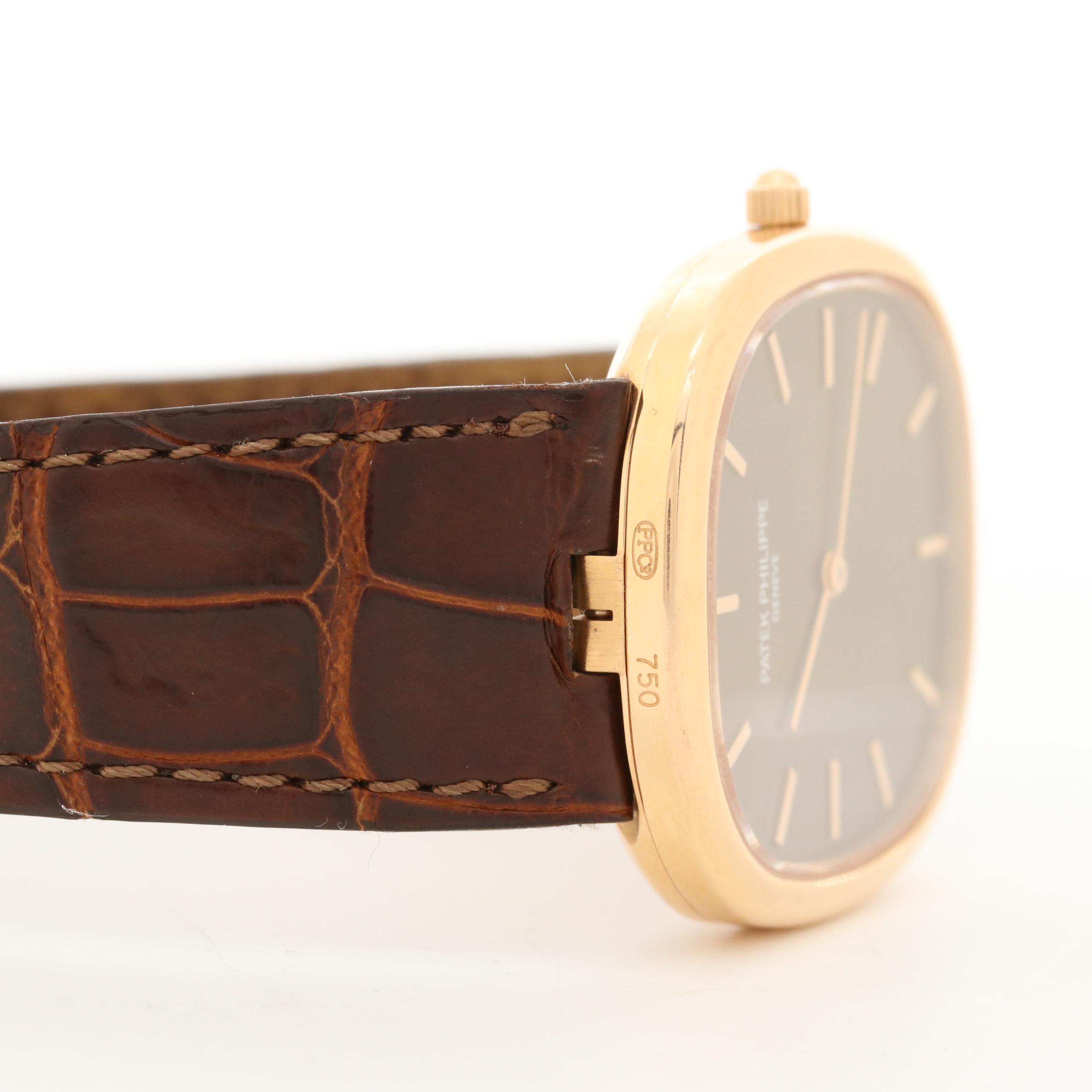 Patek Philippe Golden Ellipse 3738/100R 18K Rose Gold Automatic Watch